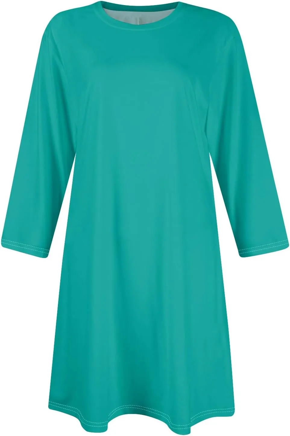 3/4 Sleeve Dress for Women T-Shirt Dresses Casual Crewneck Loose fit Swing Tunic Dresses Fall