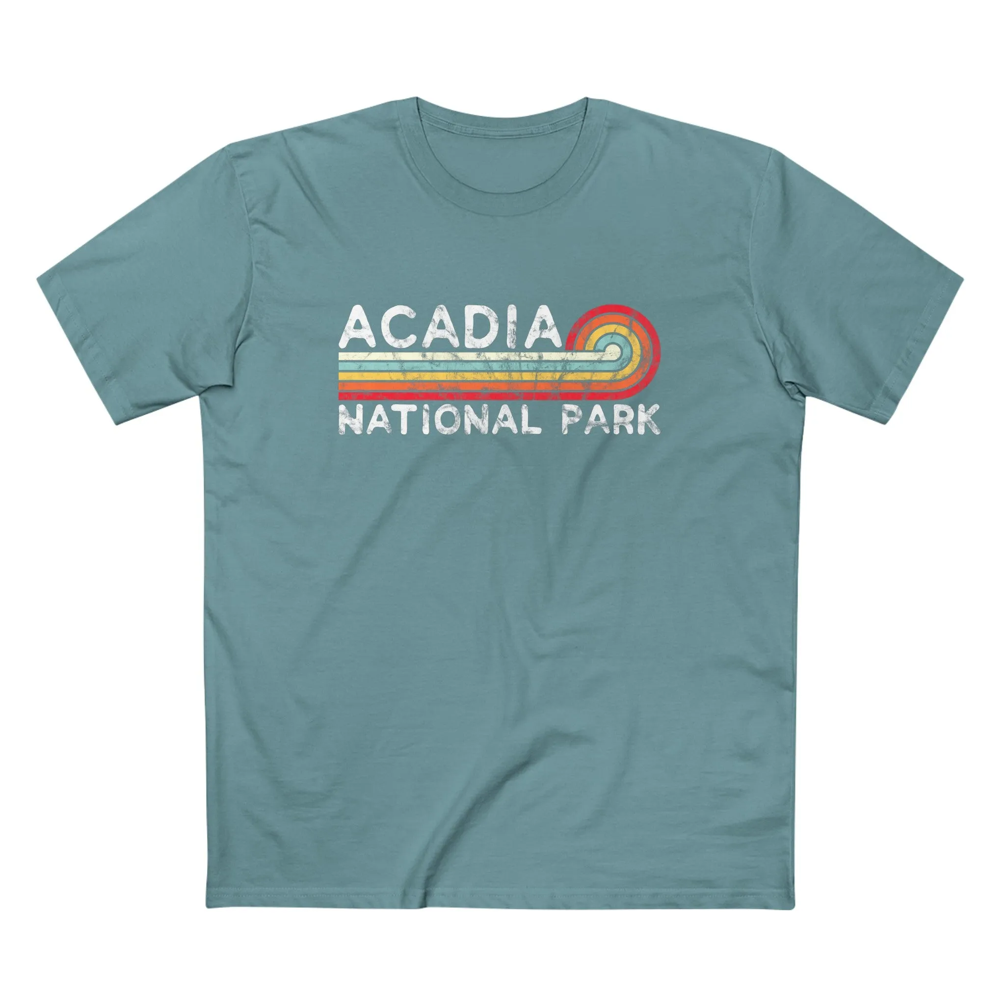 Acadia National Park T-Shirt - Vintage Stretched Sunrise