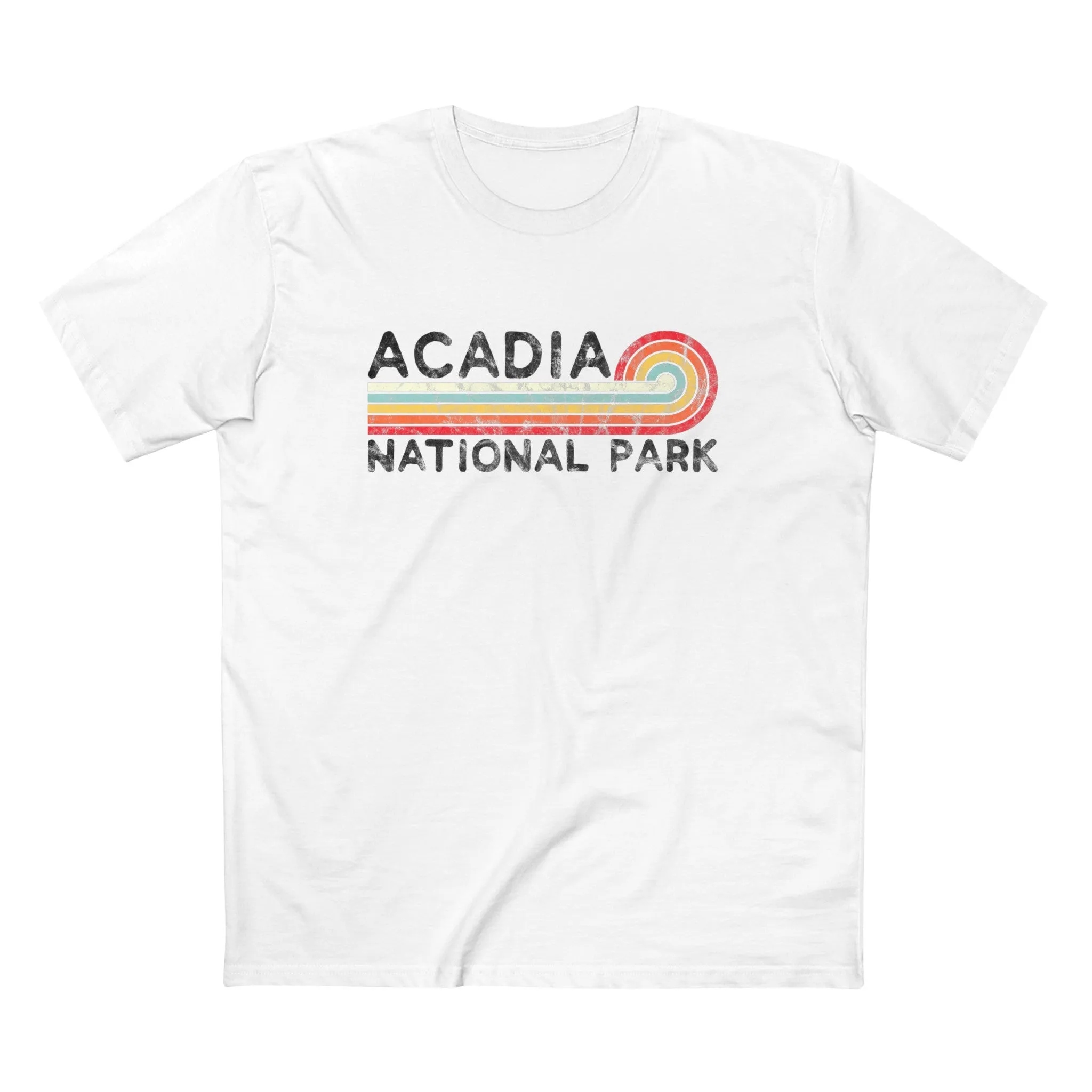 Acadia National Park T-Shirt - Vintage Stretched Sunrise