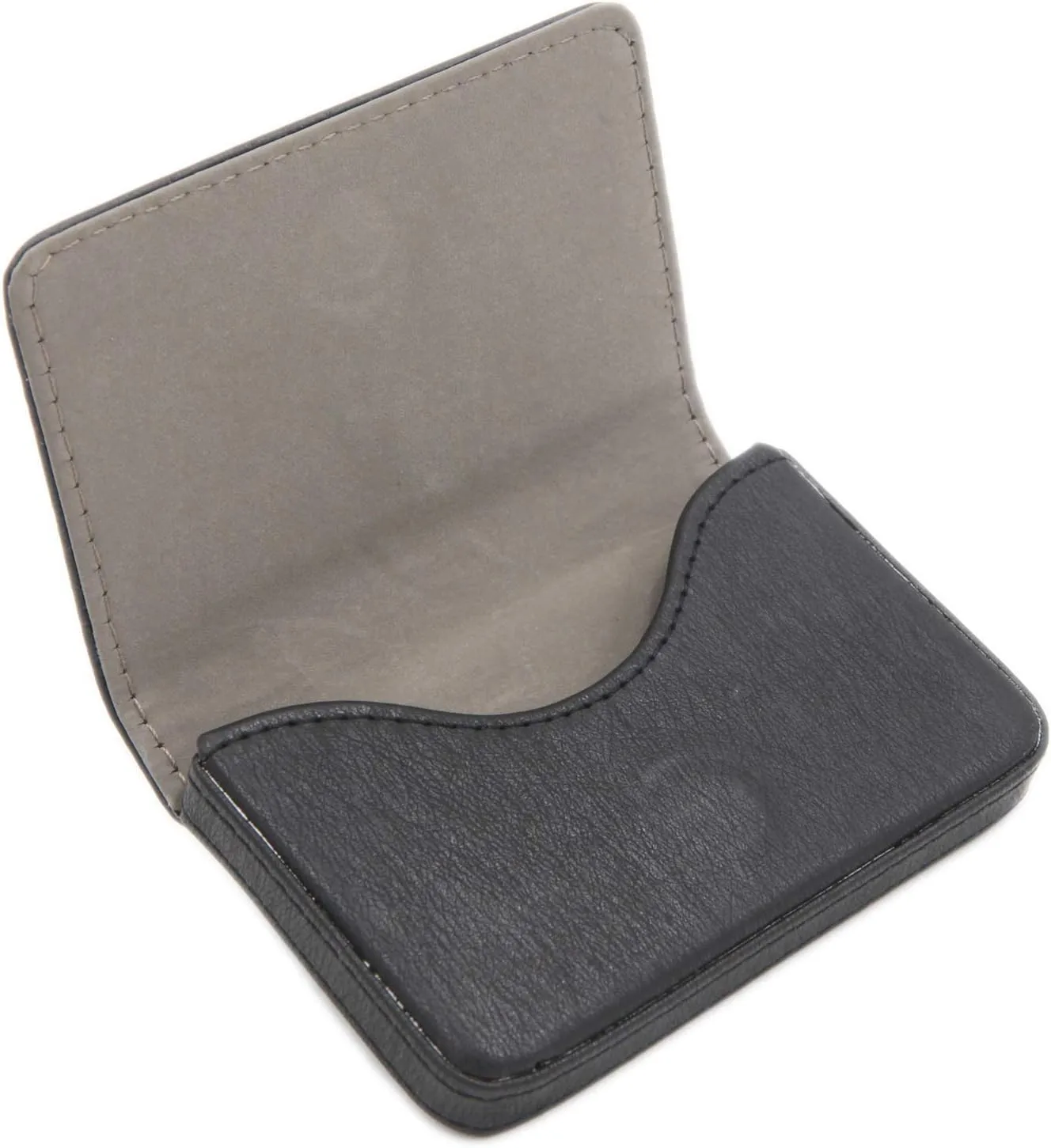 AI-DEE RFID Blocking Wallet - Minimalist Leather Business Credit Card Holder - Black2