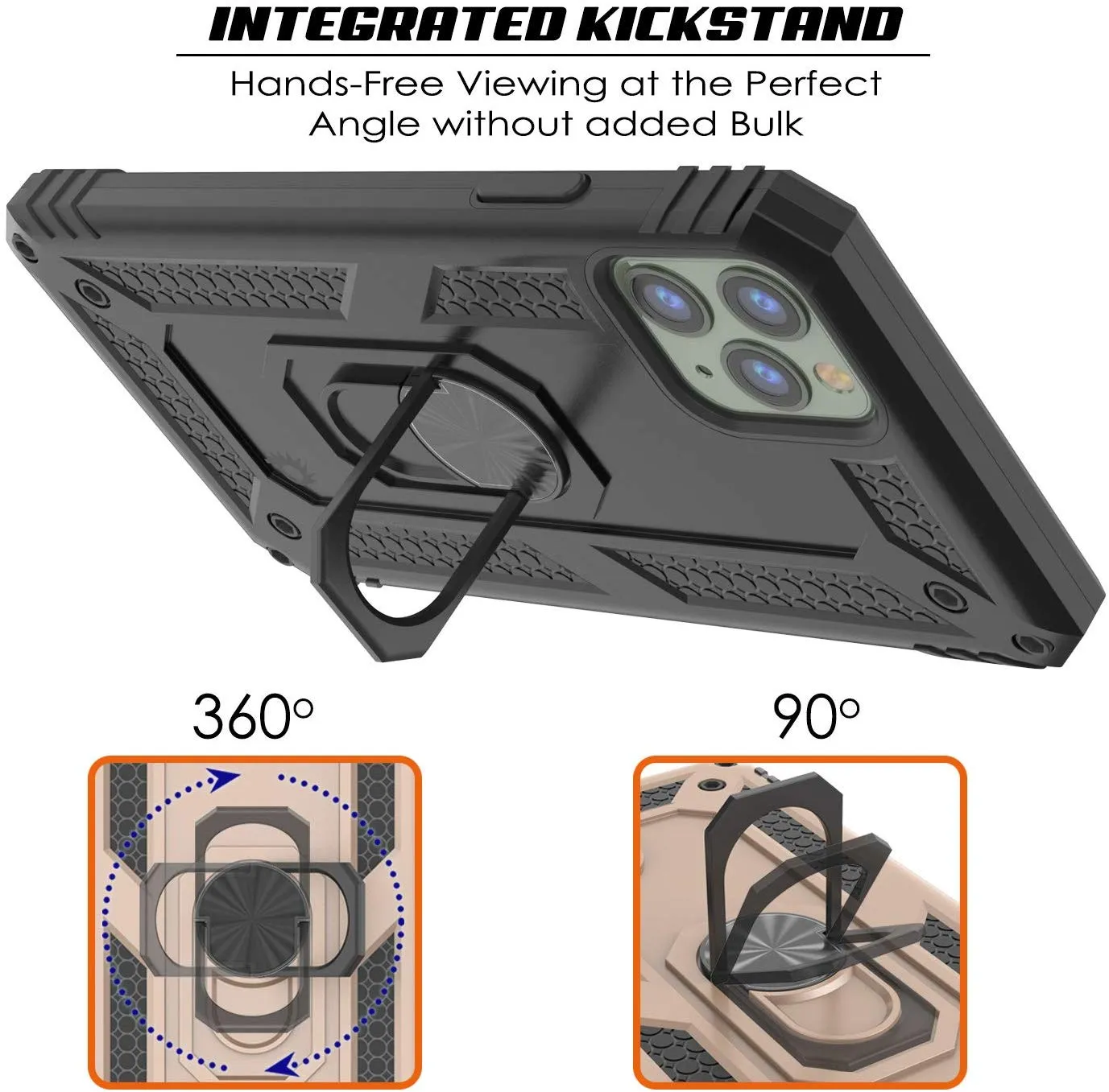 Apple iPhone 11 Pro  Punkcase ArmorShield Military Style Case Black