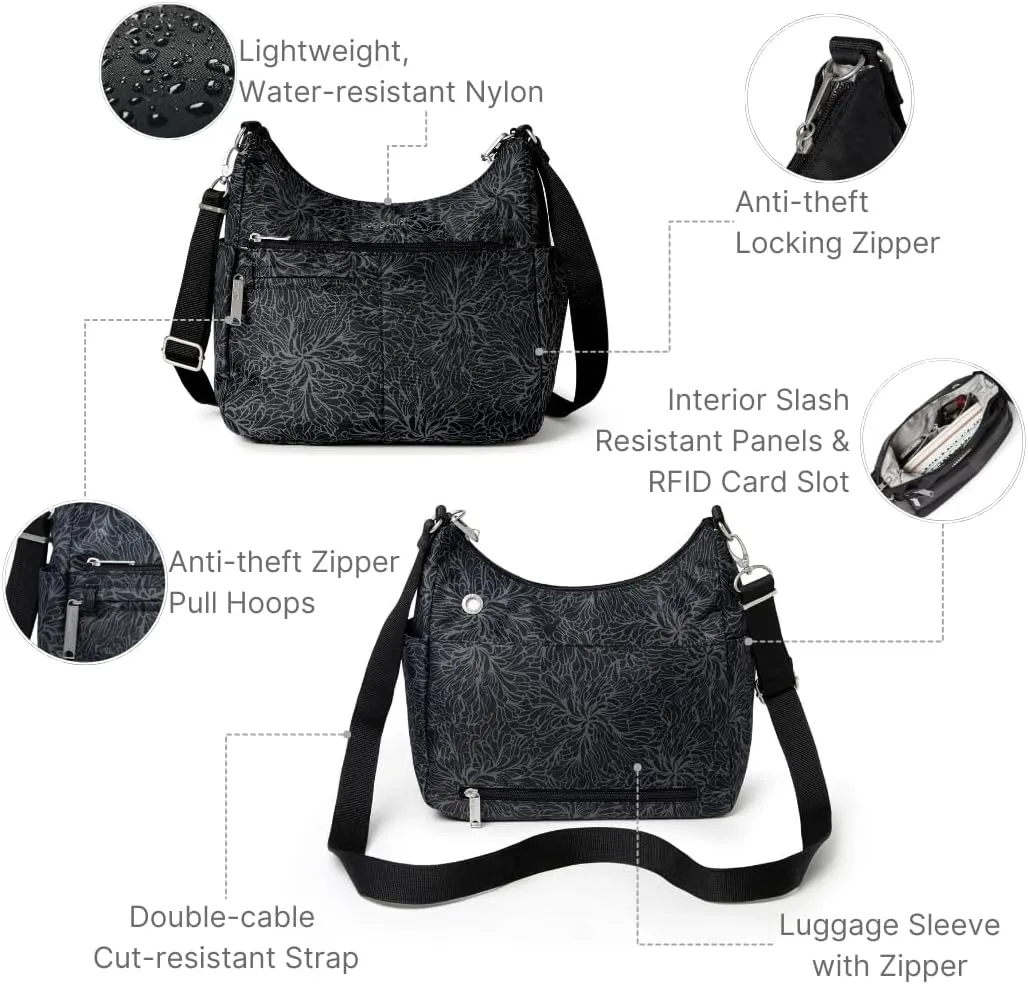 Baggallini Securtex Anti-Theft Free Time Crossbody Bag