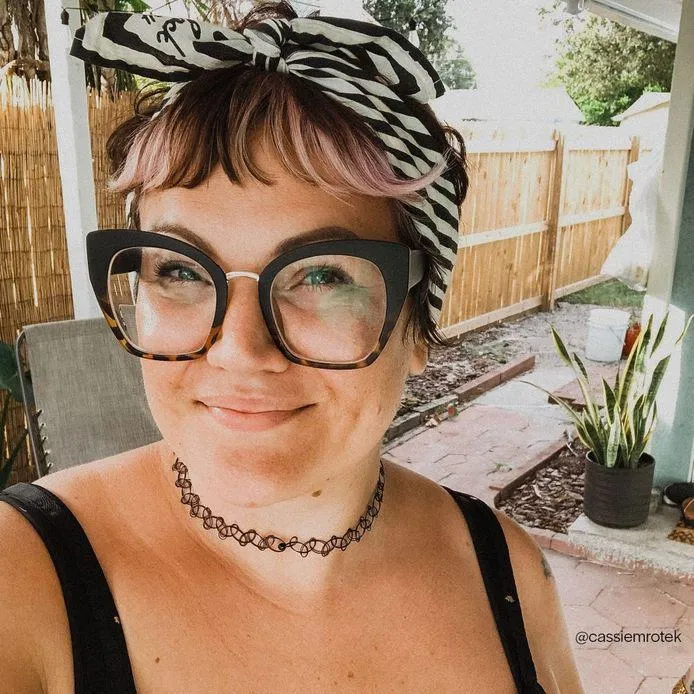 Bandana - Sammie B in Black and White by Handker Bandanas