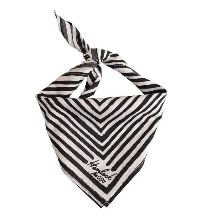 Bandana - Sammie B in Black and White by Handker Bandanas
