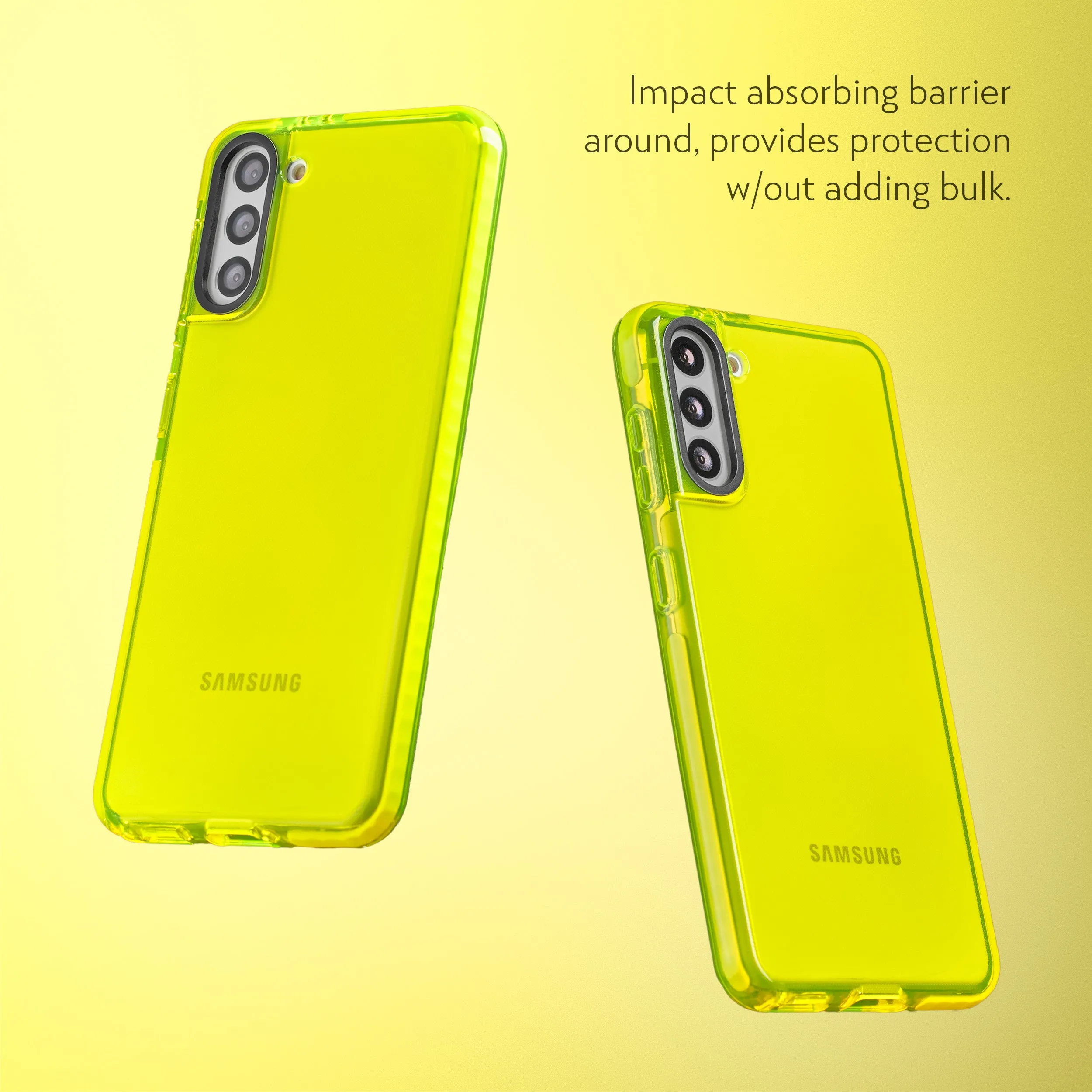 Barrier Case for Galaxy S21 Plus - Hi-Energy Neon Yellow