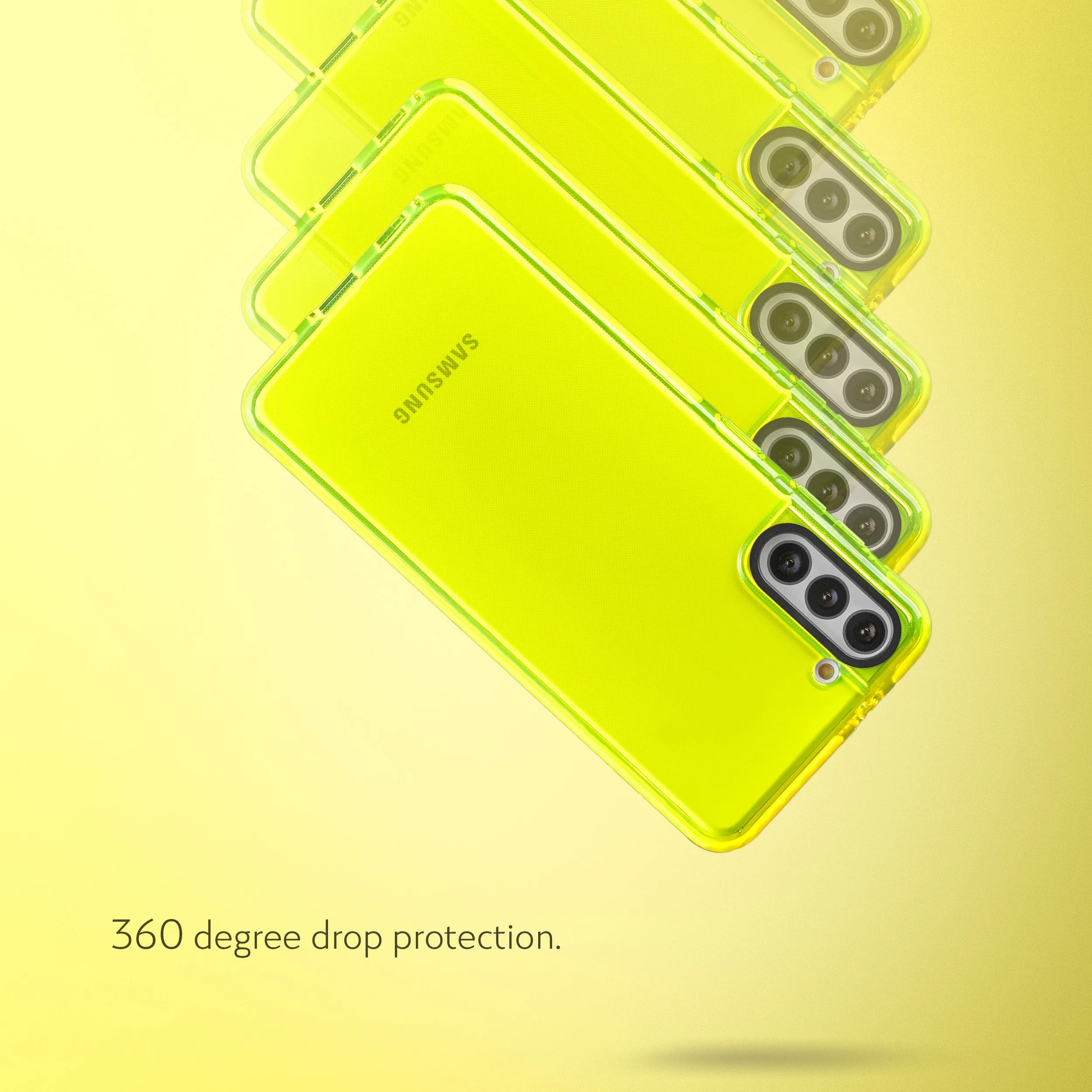 Barrier Case for Galaxy S21 Plus - Hi-Energy Neon Yellow