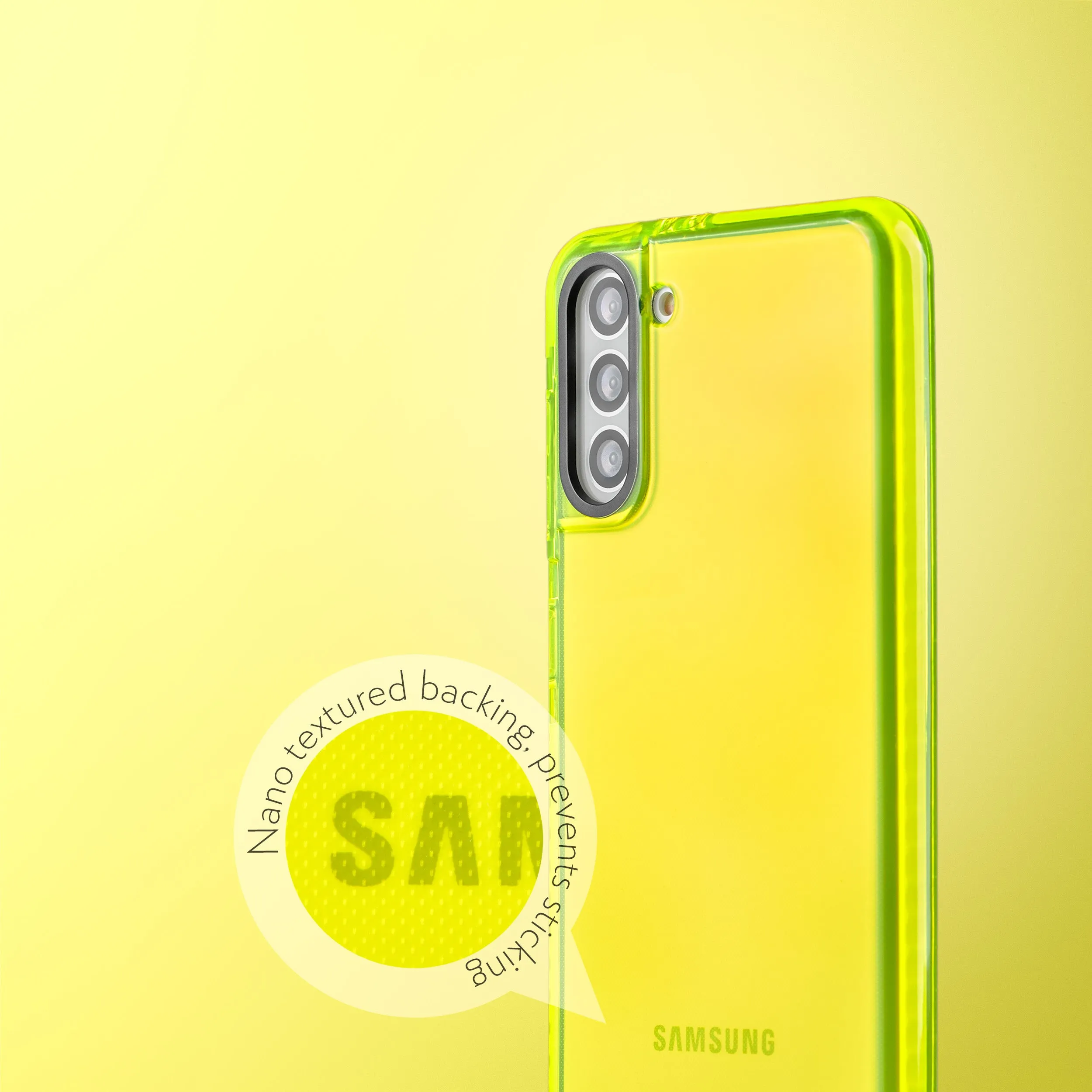Barrier Case for Galaxy S21 Plus - Hi-Energy Neon Yellow