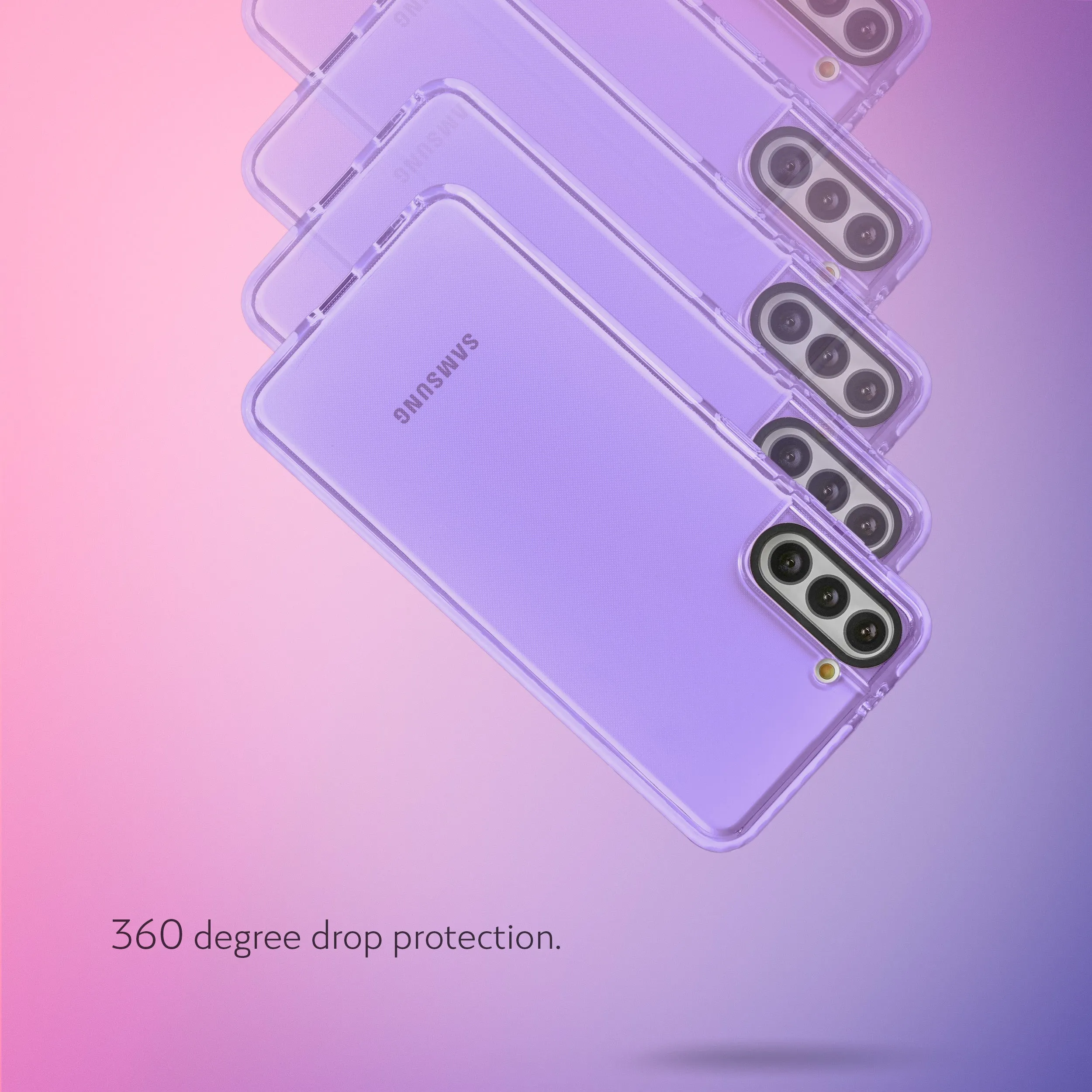Barrier Case for Galaxy S21 Plus - Light Pastel Purple