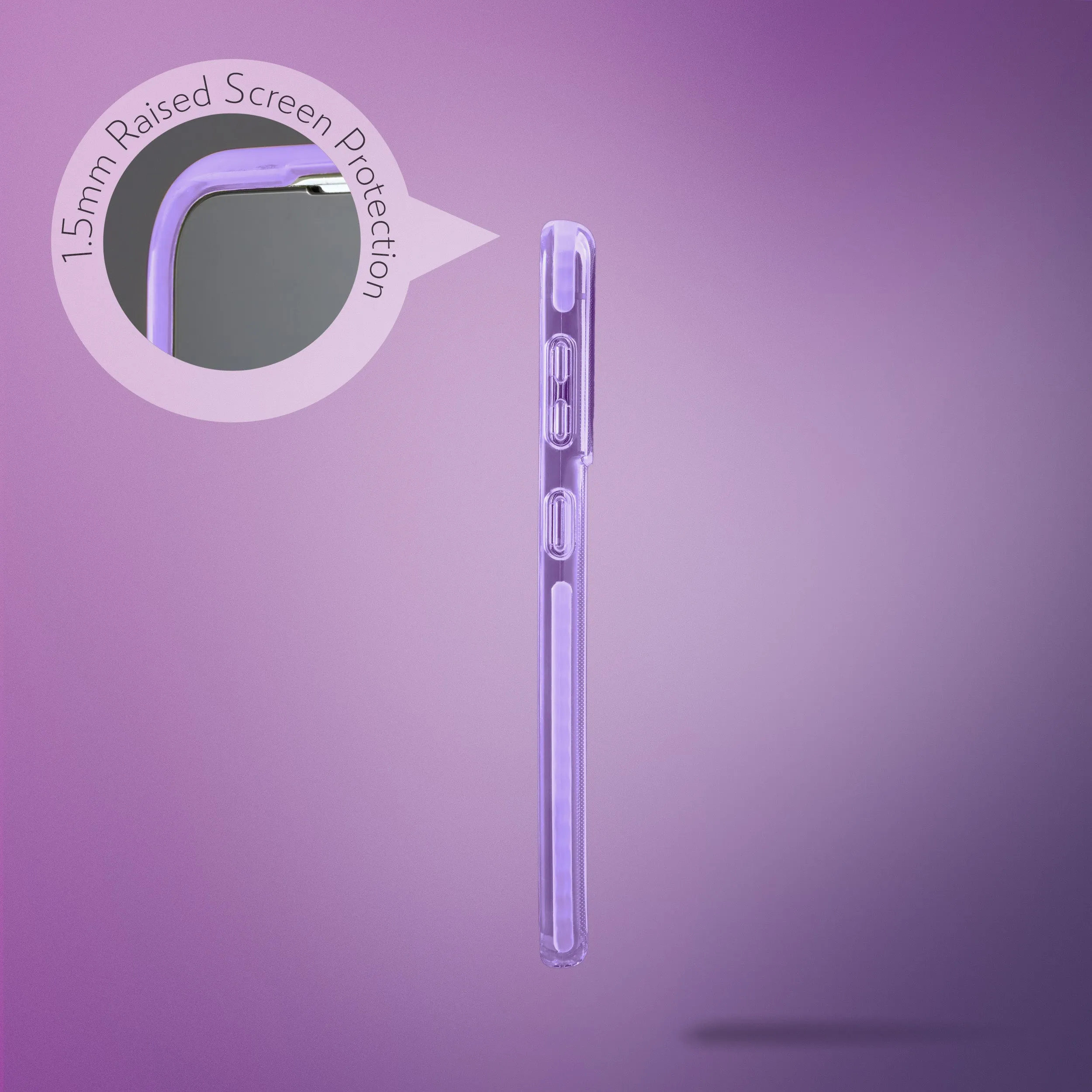 Barrier Case for Galaxy S21 Plus - Light Pastel Purple