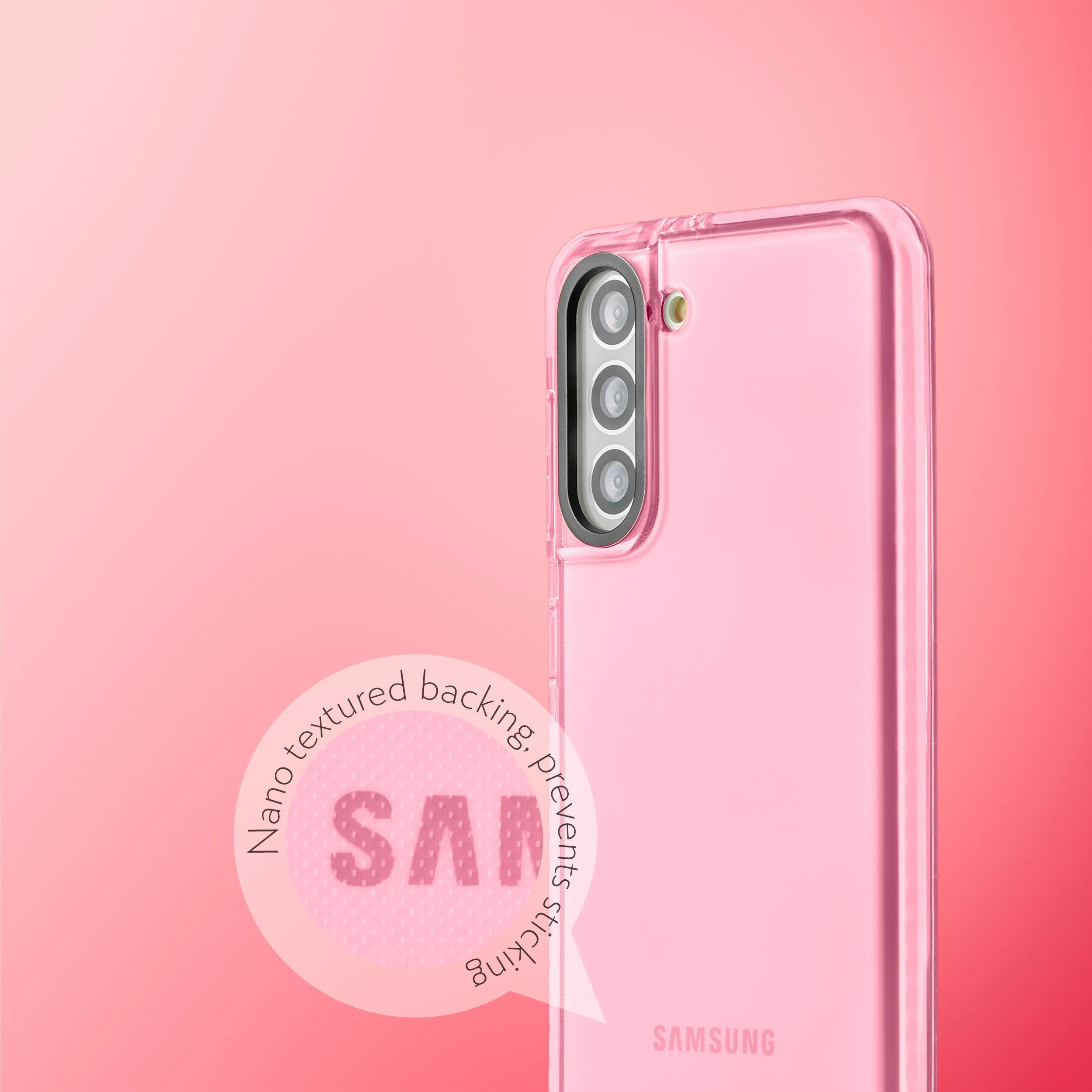 Barrier Case for Galaxy S21 - Subtle Pink Peach