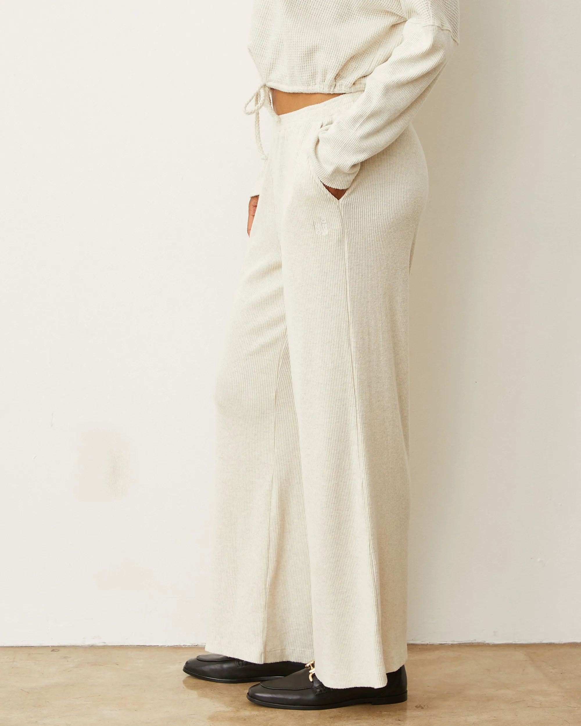 Brushed Rib Pant