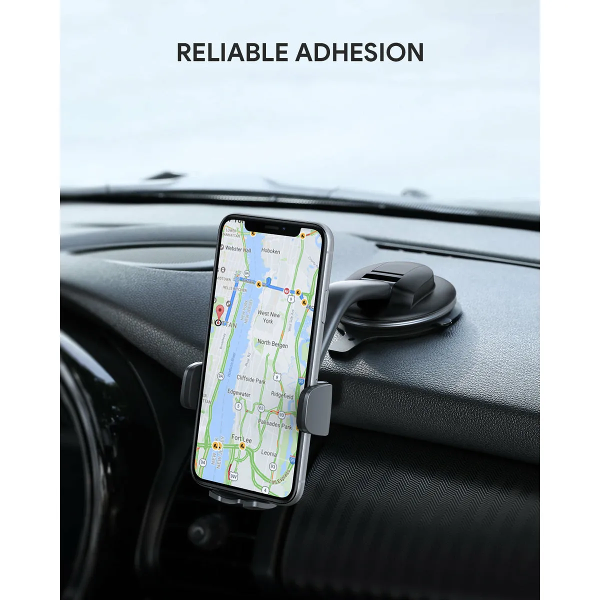 Car Phone Holder Dashboard HD-C50 Gray