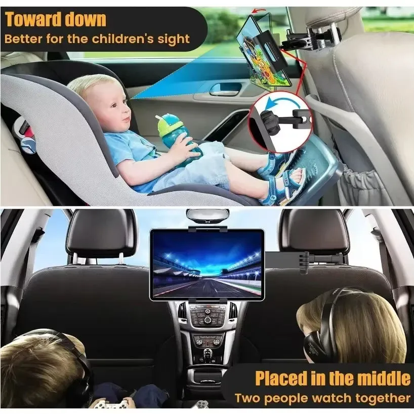 Car Tablet Holder, Headrest Tablet Mount Headrest Stand