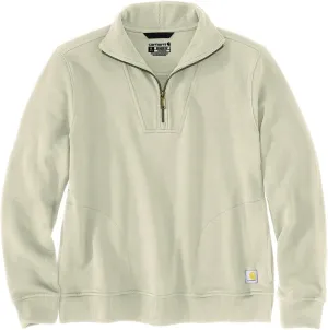 Carhartt Women's Plus Size Tencel Fiber Series Relaxed Fit 1/2 Zip Sweatshirt