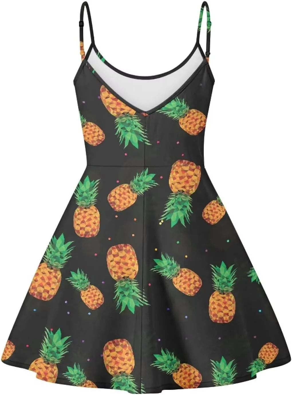 Coloranimal Women's Summer Sleeveless Casual Swing Dresses with Loose Fit Beach Sundress