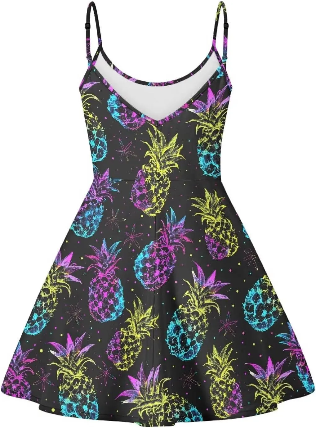 Coloranimal Women's Summer Sleeveless Casual Swing Dresses with Loose Fit Beach Sundress