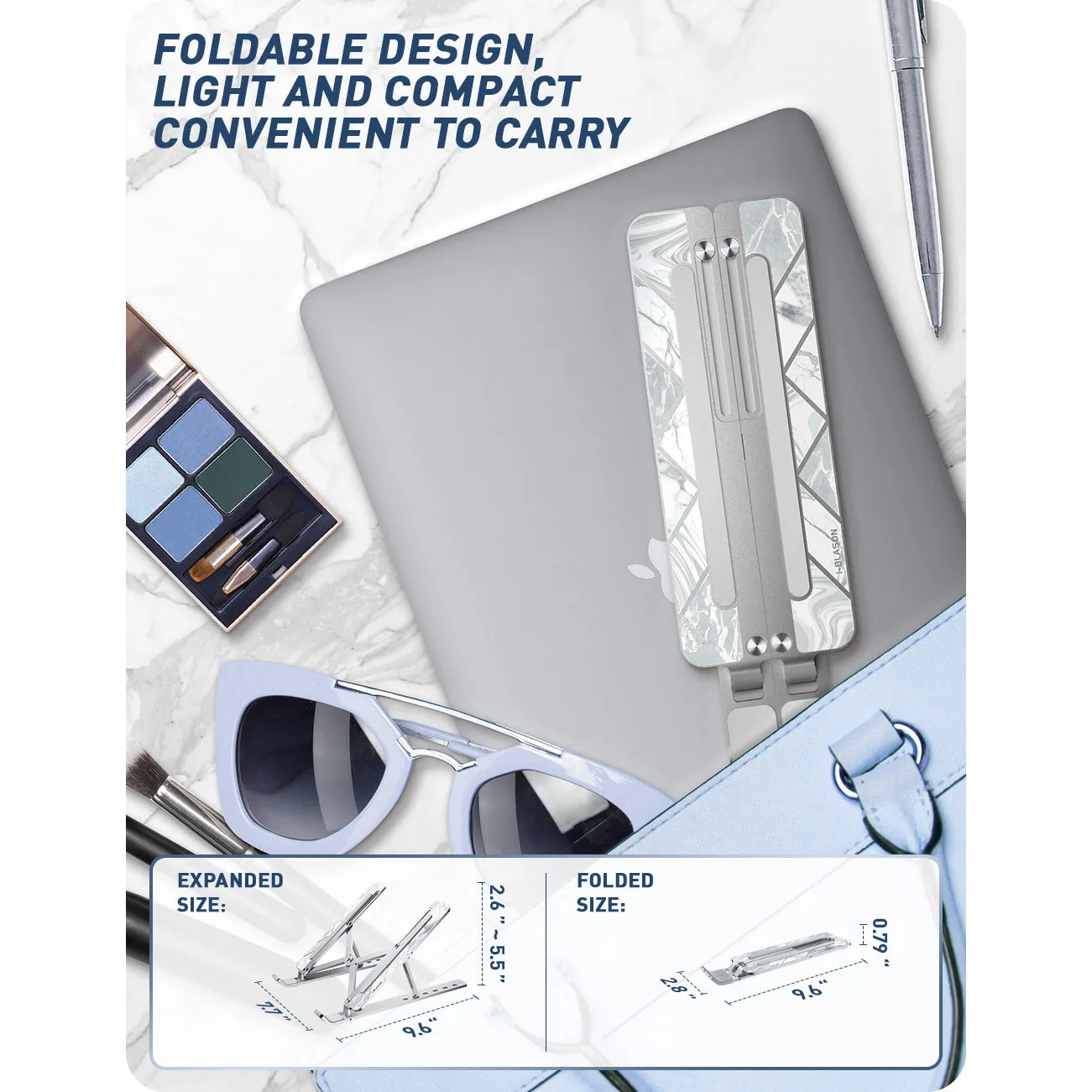 Silver Cosmo Laptop Stand - Stylish and Practical