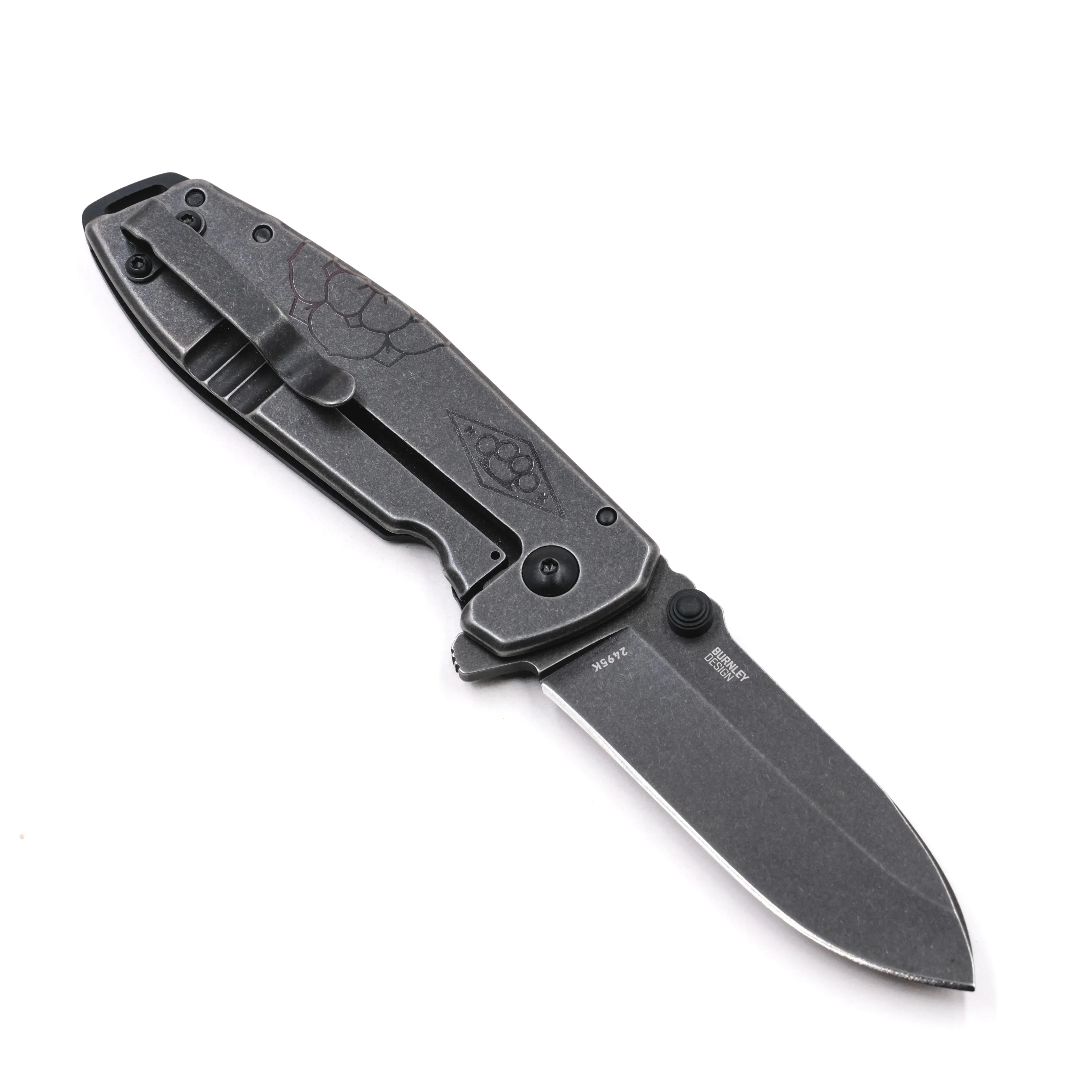 Optimized Title: CRKT Squid XM Brawler Rose Pocket Knife with Enhanced Features