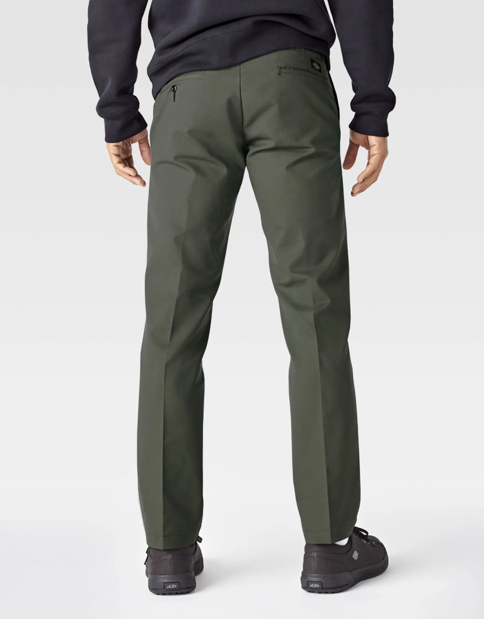 Dickies '67 Slim Fit Straight Leg Work Pants - Olive Green