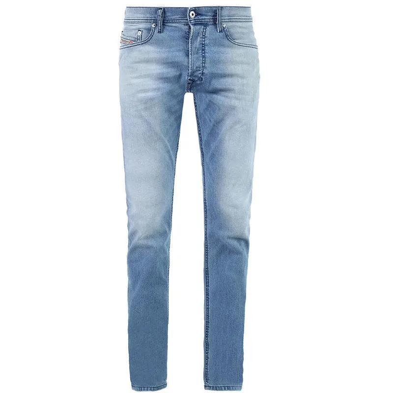 DIESEL TEPPHAR 084CU Mens Denim Jeans Slim Tapered Fit Casual Denim Pants Cotton