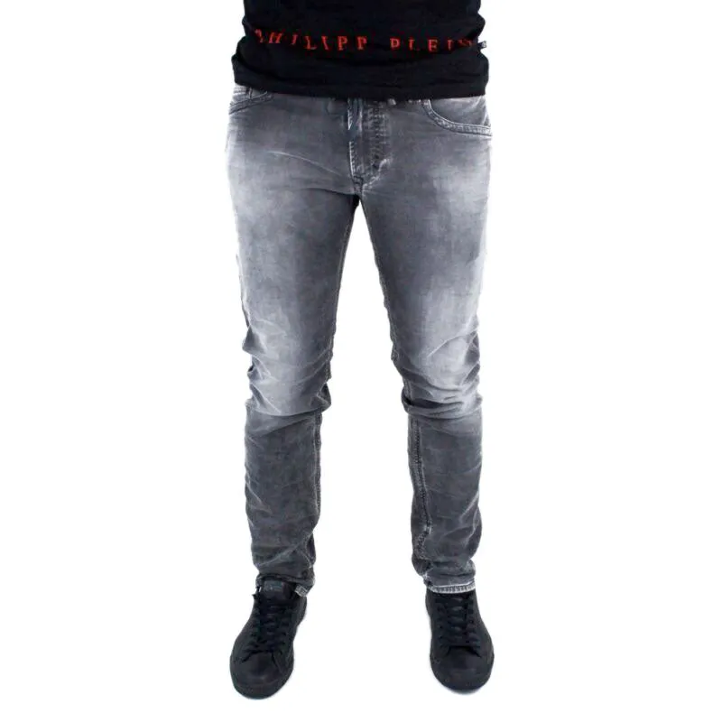 DIESEL THAVAR NE 0855B Mens Denim Jeans Sweat Jogg Jeans Slim Fit Skinny Trouser