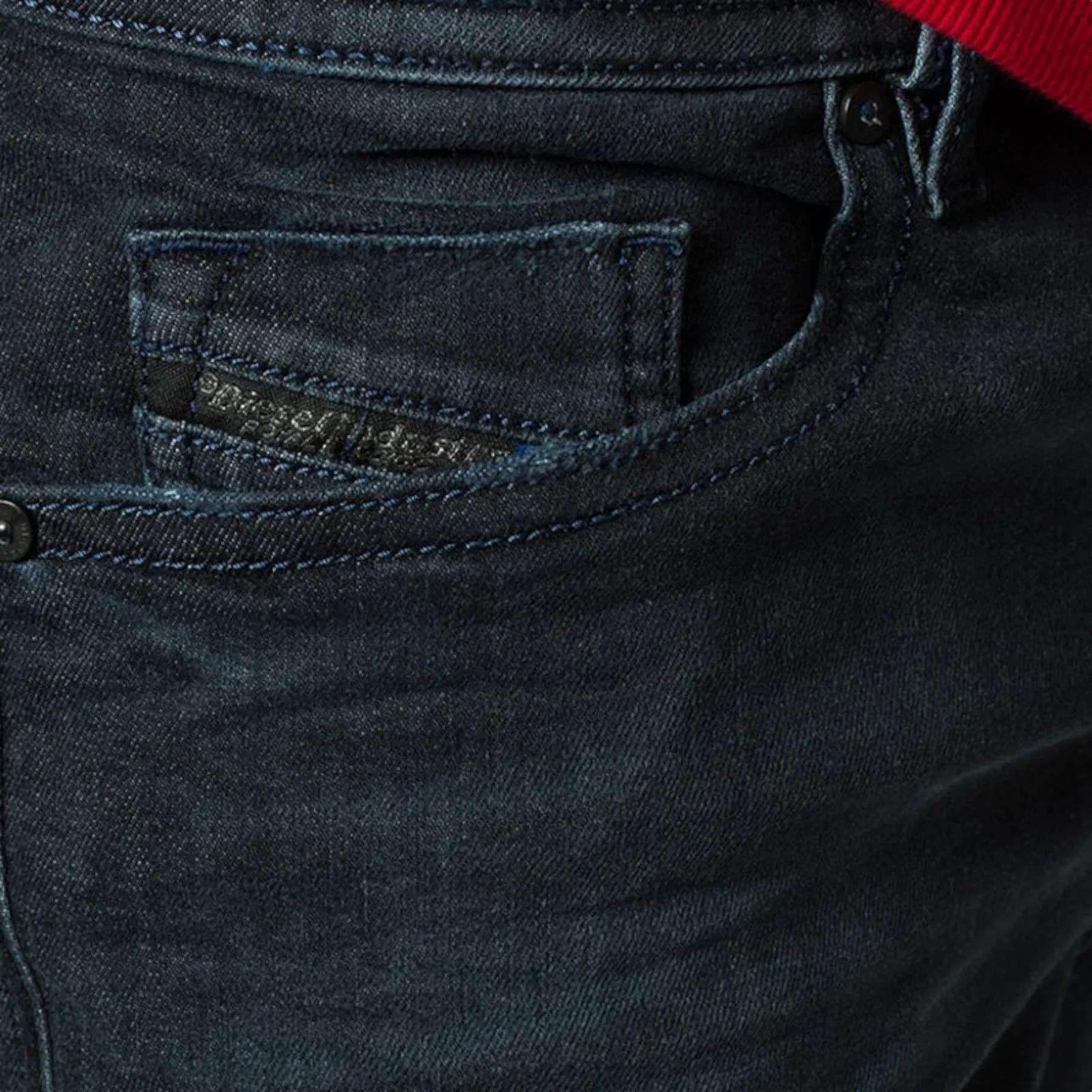 DIESEL THOMMER 0683Q Mens Denim Jeans Distressed Stretch Slim Fit Skinny Pants