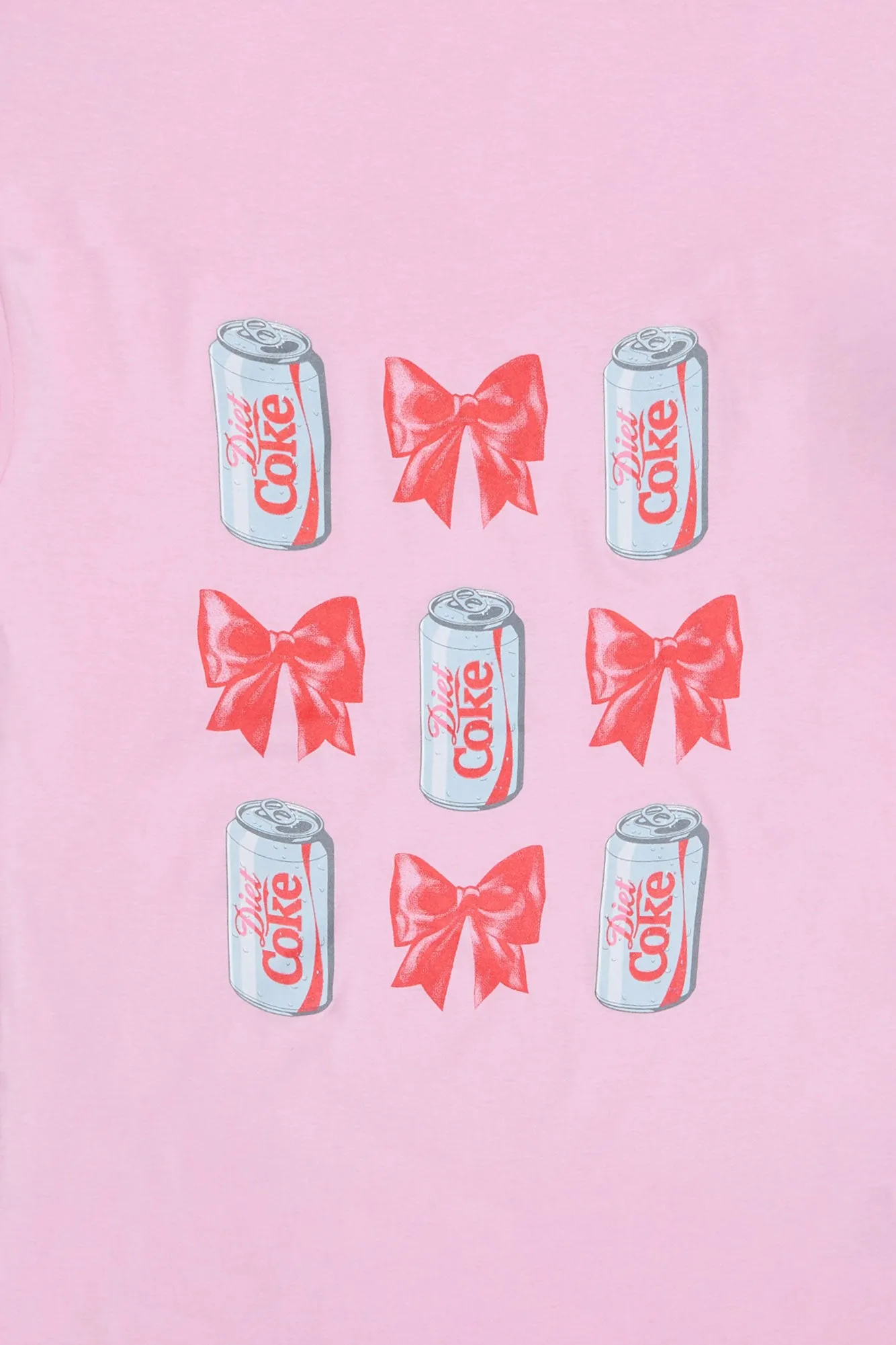 Diet Coke Bow Graphic Boyfriend Tee