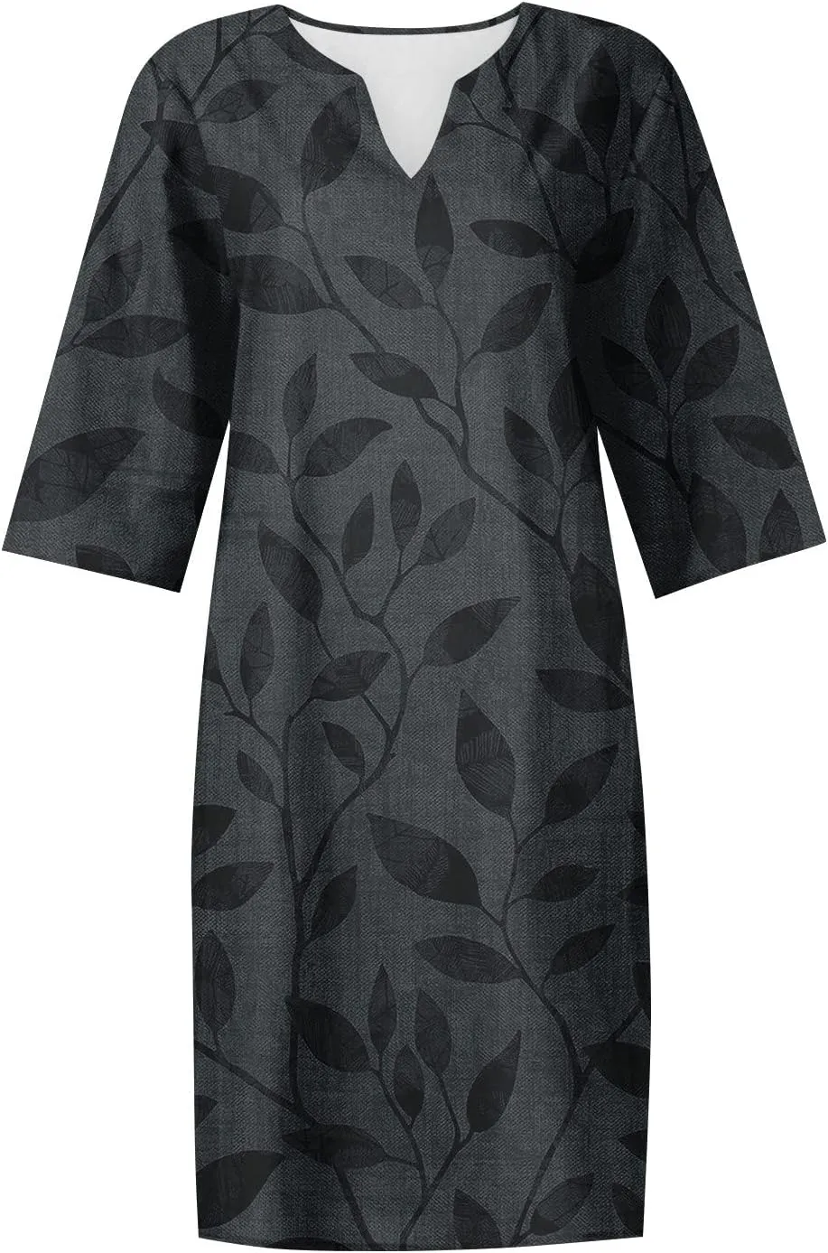 Dresses for Women Fashion Summer Polka Dot Printed Dresses Casual Comfy V-Neck Half Sleeve Fitted Dresses