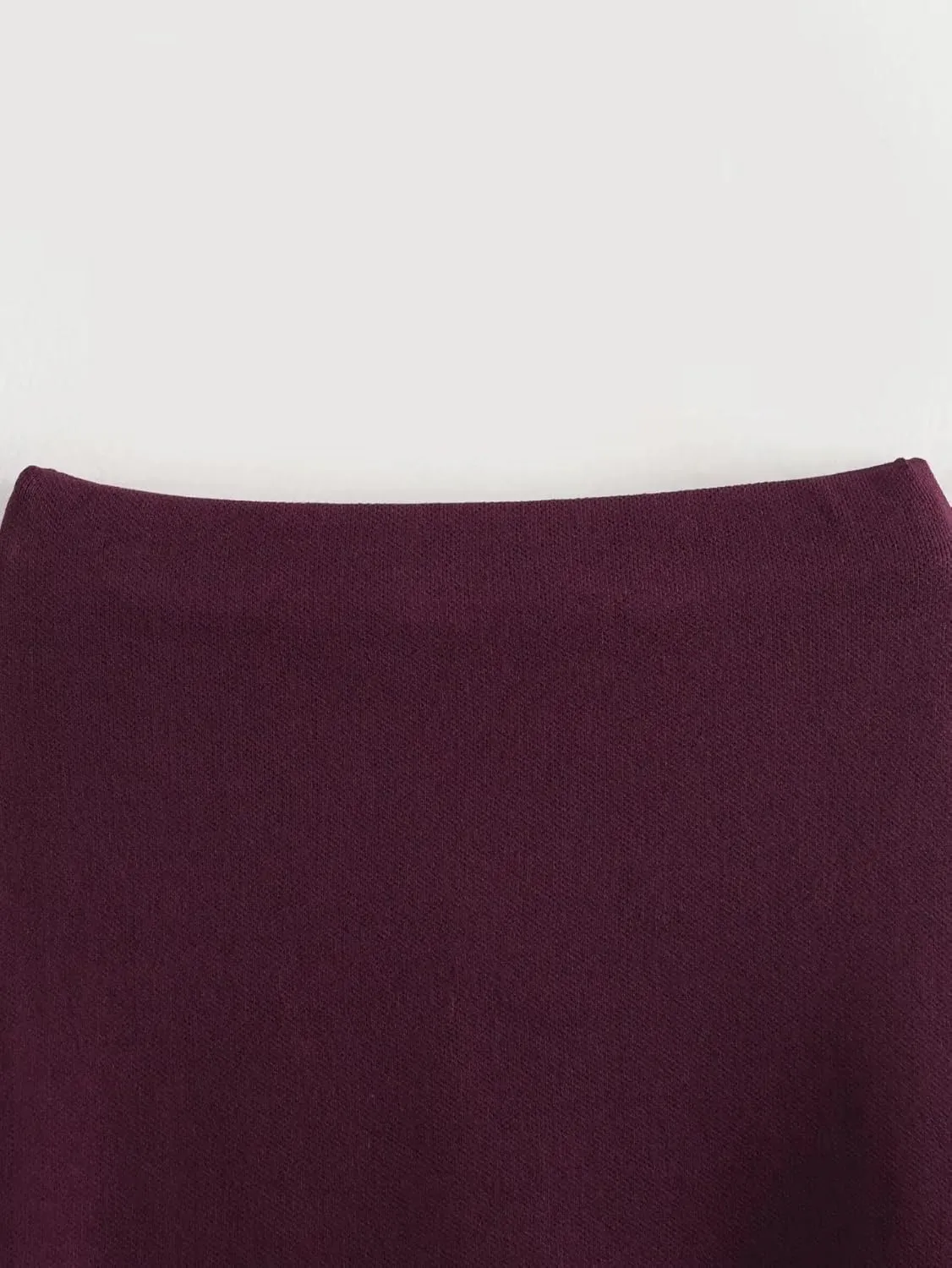 efvandoloe Summer Knitted Spliced Pleated Long Skirts Women Elegant Beige Skirt
