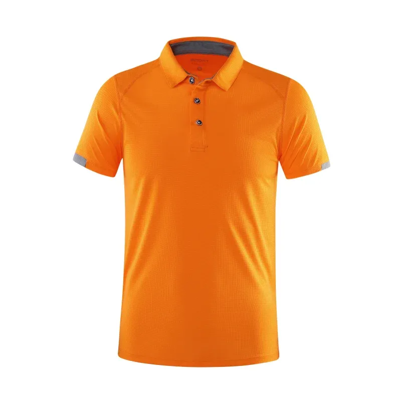 Elike Quick-Drying Breathable Sports Polo Shirt Custom Logo Print Embroidery Design Company Group Brand 8 Colors Tops S-4xl 2024