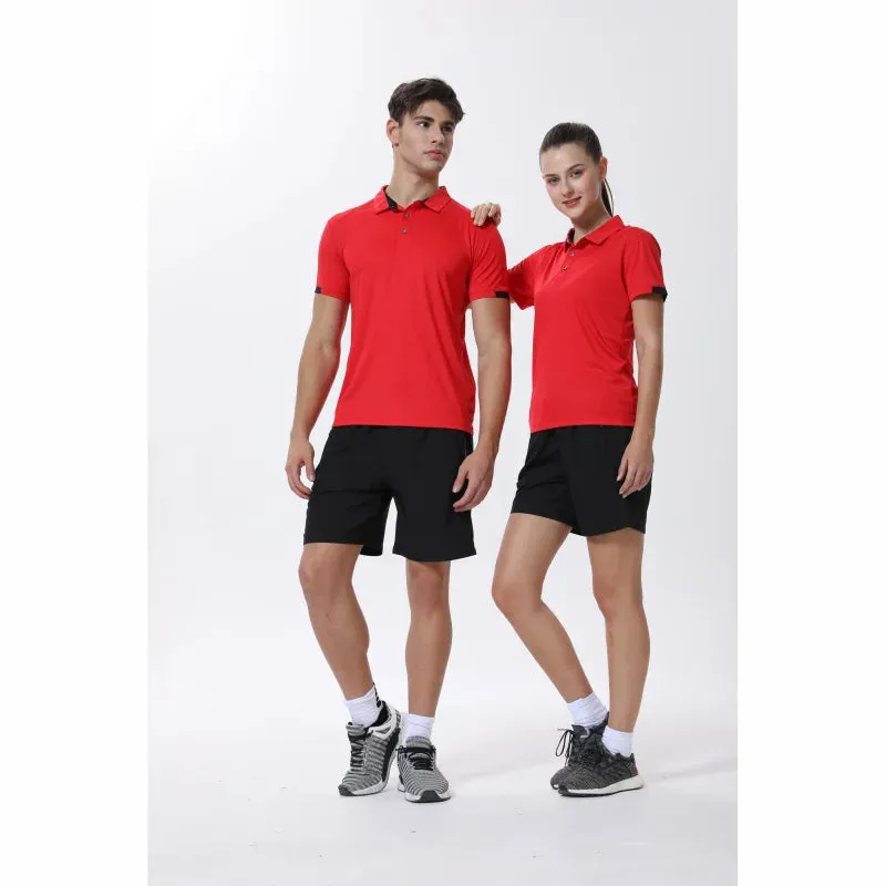 Elike Quick-Drying Breathable Sports Polo Shirt Custom Logo Print Embroidery Design Company Group Brand 8 Colors Tops S-4xl 2024