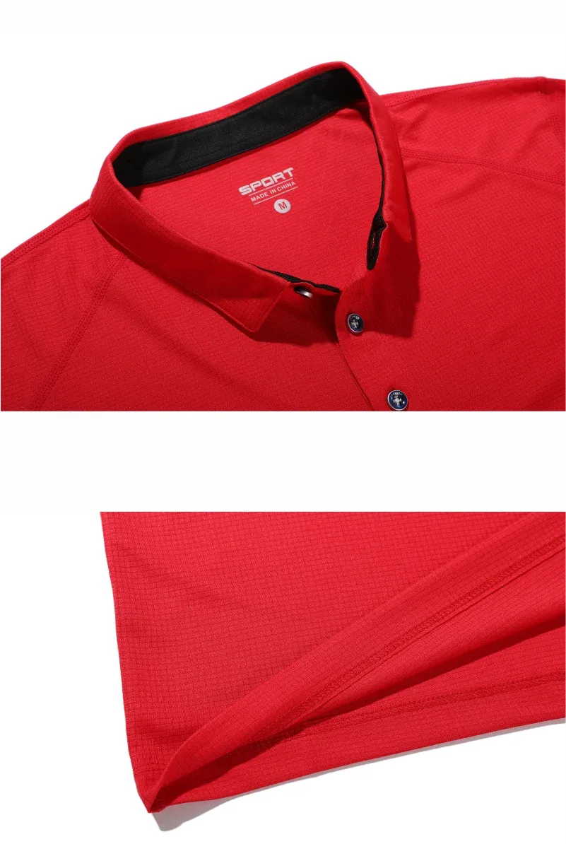 Elike Quick-Drying Breathable Sports Polo Shirt Custom Logo Print Embroidery Design Company Group Brand 8 Colors Tops S-4xl 2024