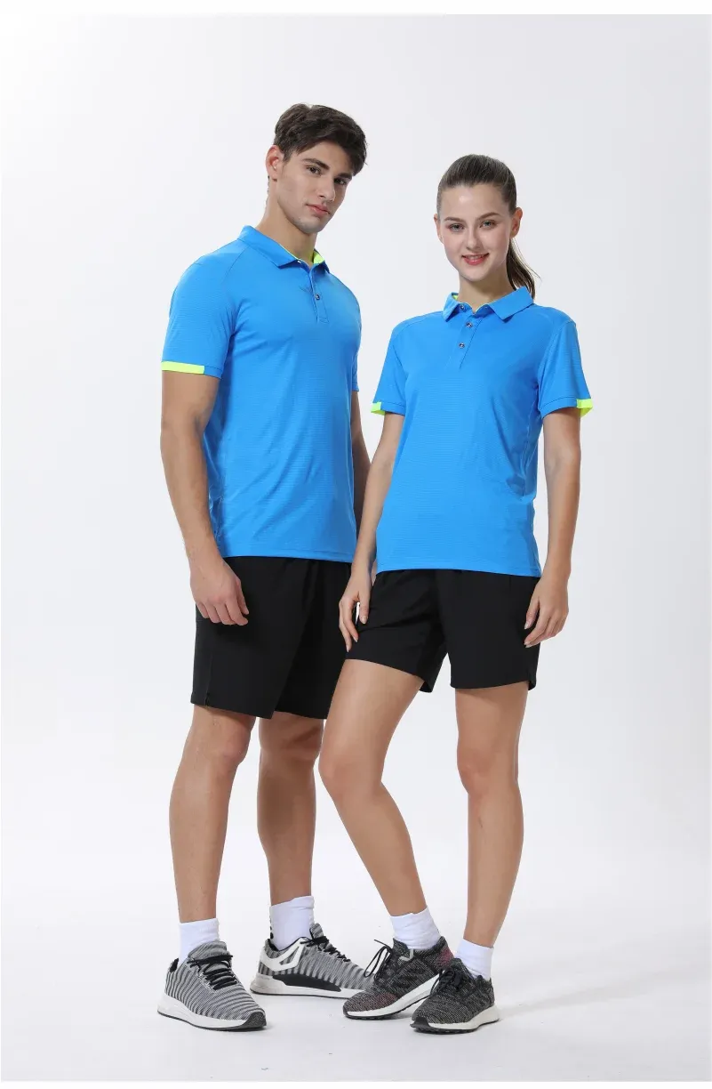 Elike Quick-Drying Breathable Sports Polo Shirt Custom Logo Print Embroidery Design Company Group Brand 8 Colors Tops S-4xl 2024