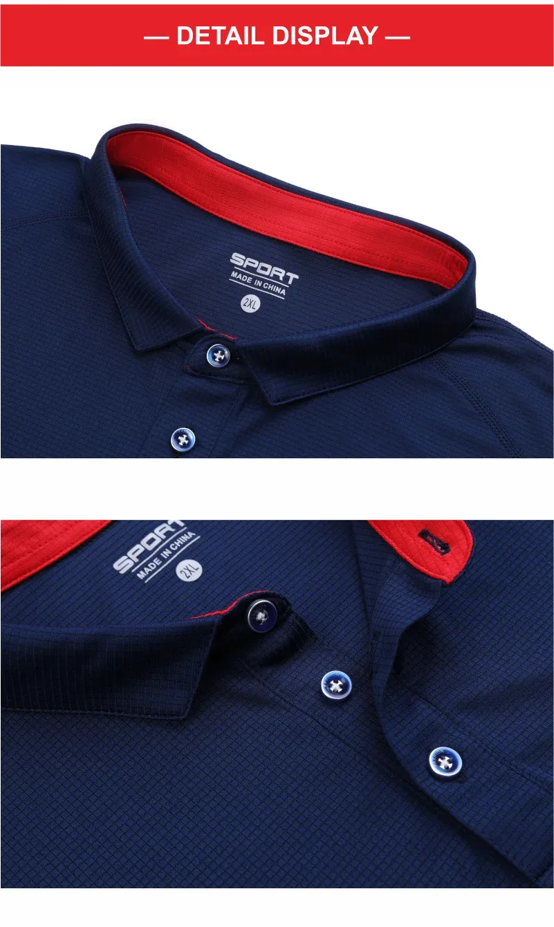 Elike Quick-Drying Breathable Sports Polo Shirt Custom Logo Print Embroidery Design Company Group Brand 8 Colors Tops S-4xl 2024