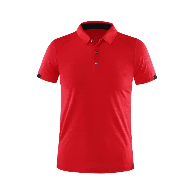 Elike Quick-Drying Breathable Sports Polo Shirt Custom Logo Print Embroidery Design Company Group Brand 8 Colors Tops S-4xl 2024