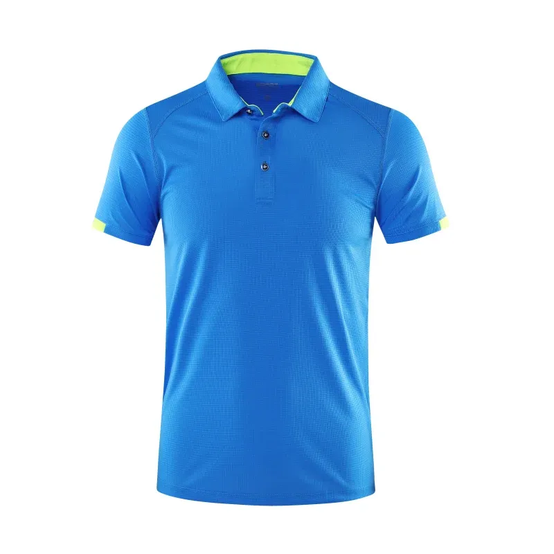 Elike Quick-Drying Breathable Sports Polo Shirt Custom Logo Print Embroidery Design Company Group Brand 8 Colors Tops S-4xl 2024