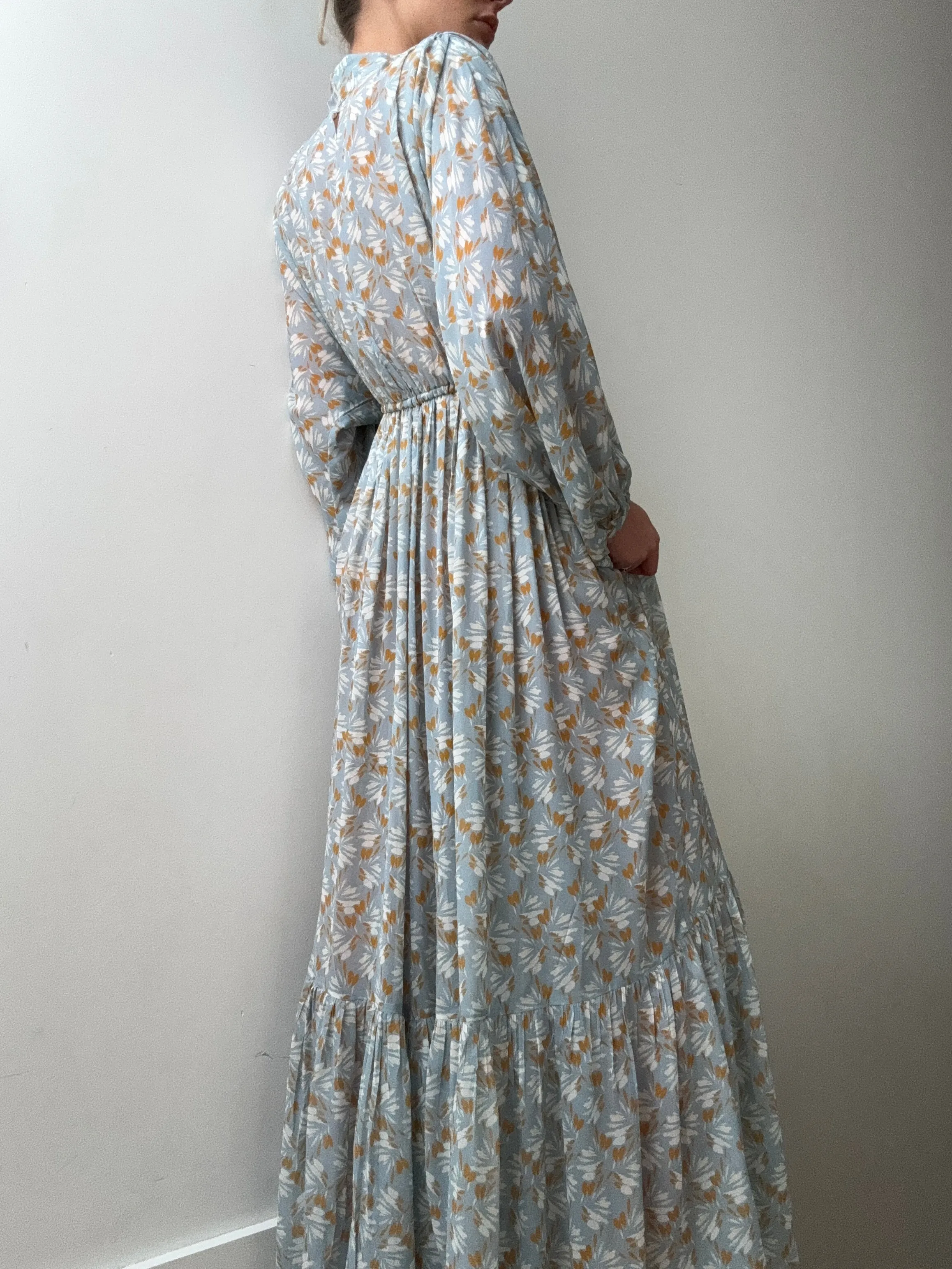 Evarae Tie Maxi Dress Petal
