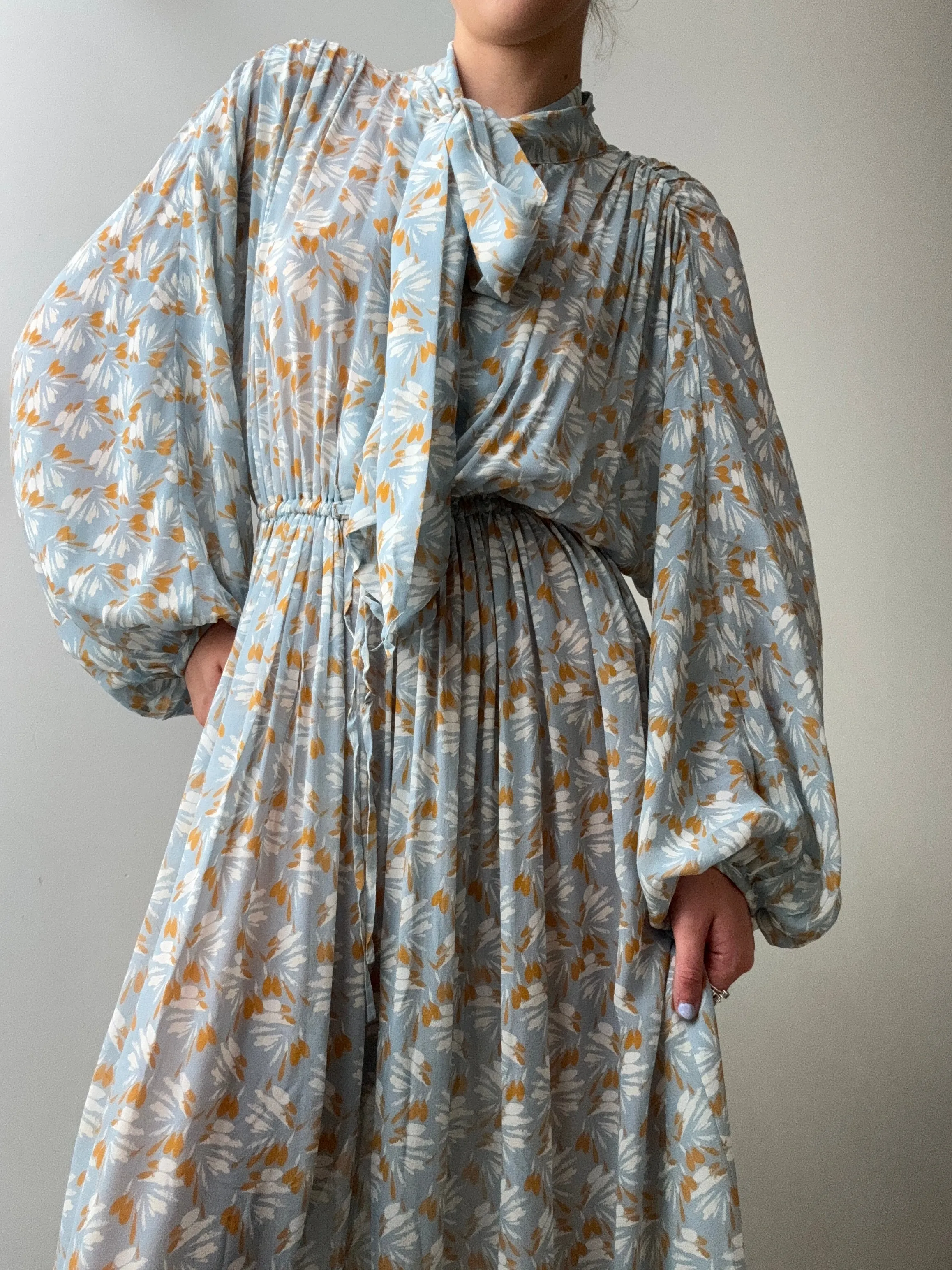 Evarae Tie Maxi Dress Petal