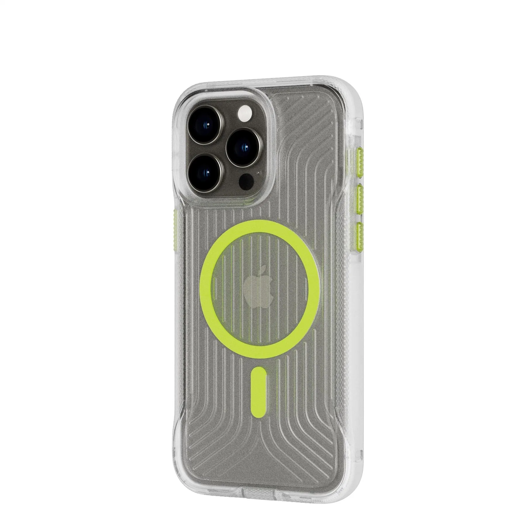 FlexPro - Apple iPhone 15 Pro Max Case MagSafe® Compatible - Clear Glow in the Dark