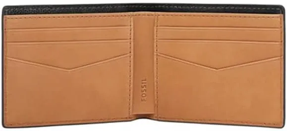 Fossil Men's Anderson Leather Slim Minimalist Bifold Front Pocket Wallet