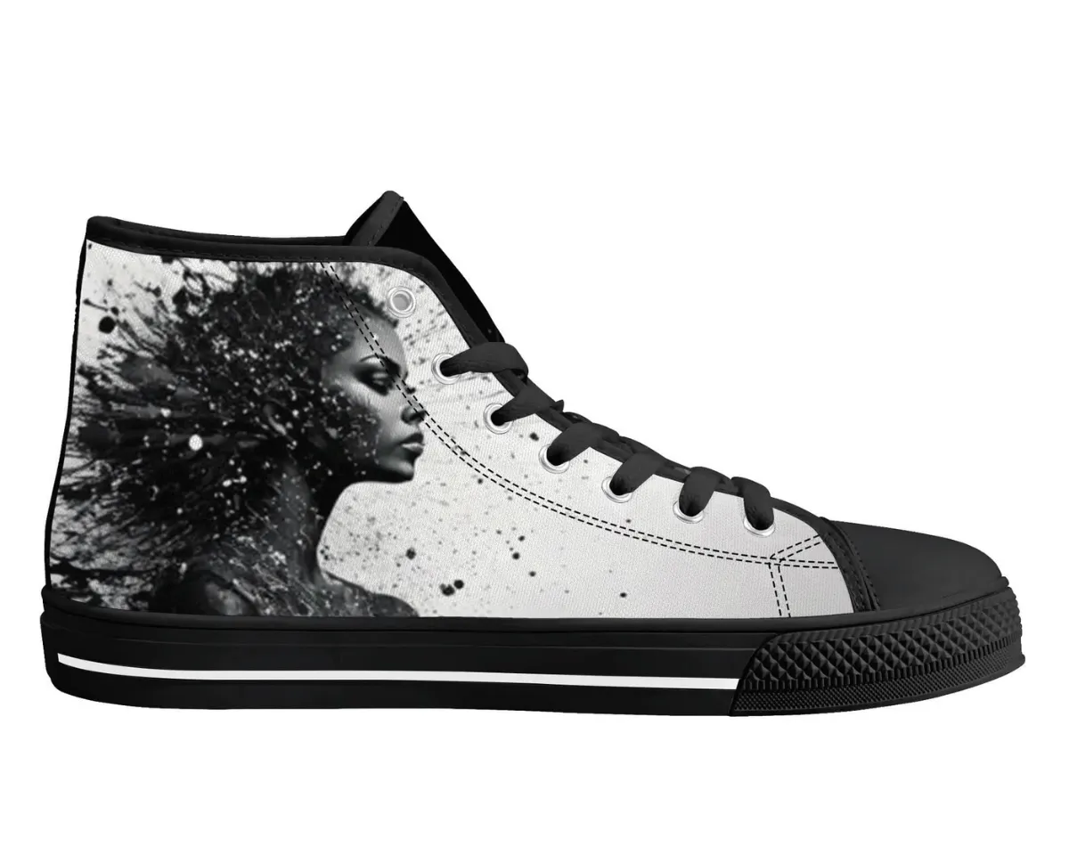 Fracture Portrait II High Tops