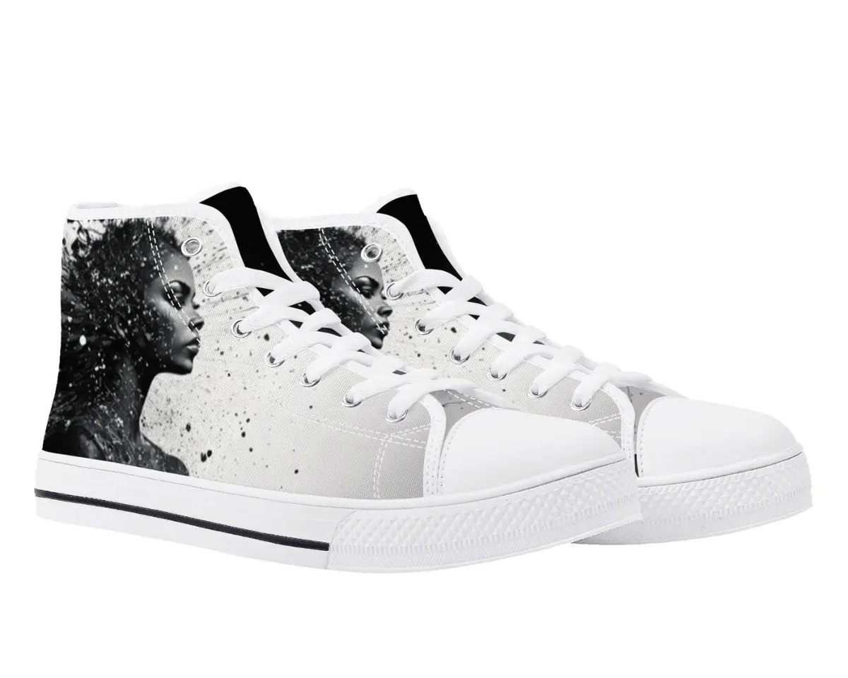 Fracture Portrait II High Tops