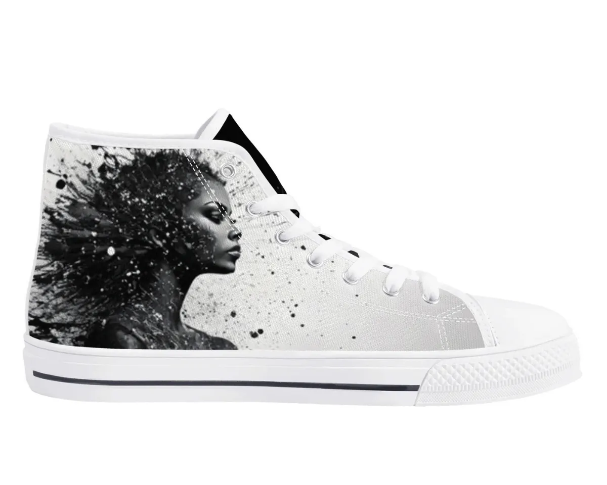 Fracture Portrait II High Tops
