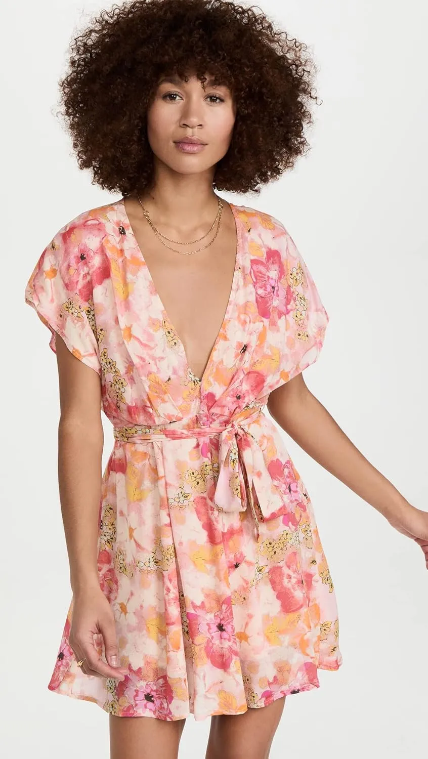 Free People Women's Freddy Tie Mini Dress