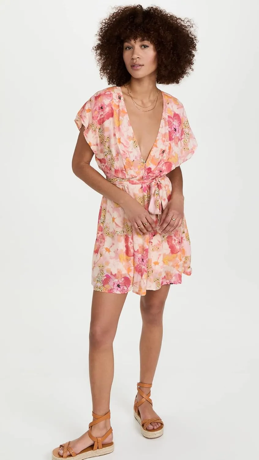 Free People Women's Freddy Tie Mini Dress
