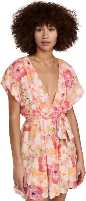 Free People Women's Freddy Tie Mini Dress