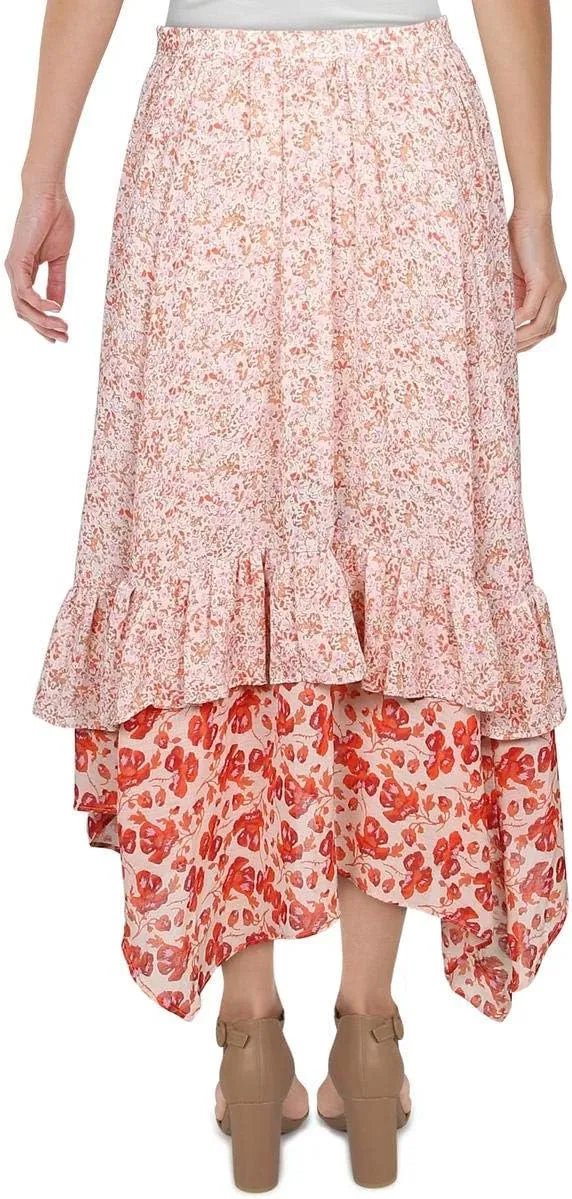 Free People Women's Zuma Drippy Ruffle Skirt, Size