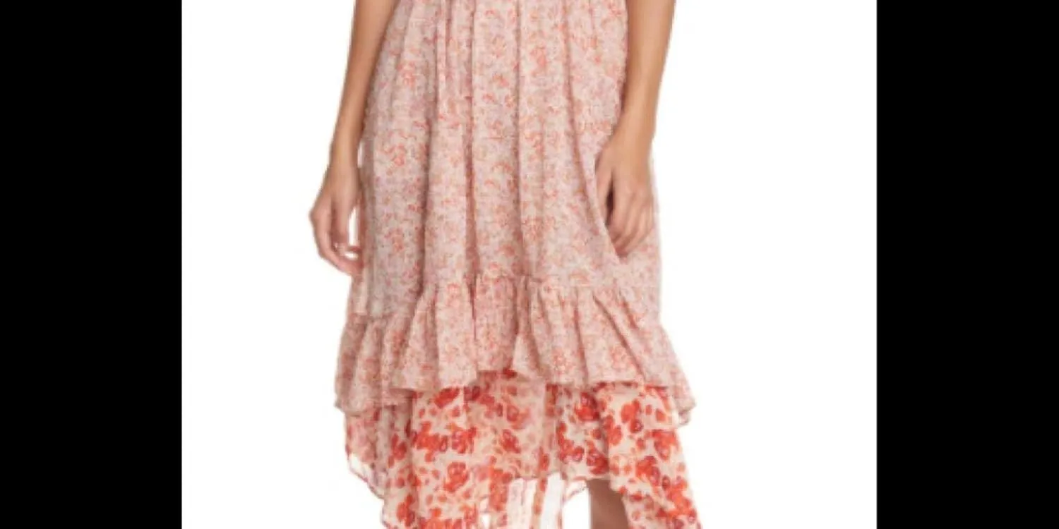 Free People Women's Zuma Drippy Ruffle Skirt, Size