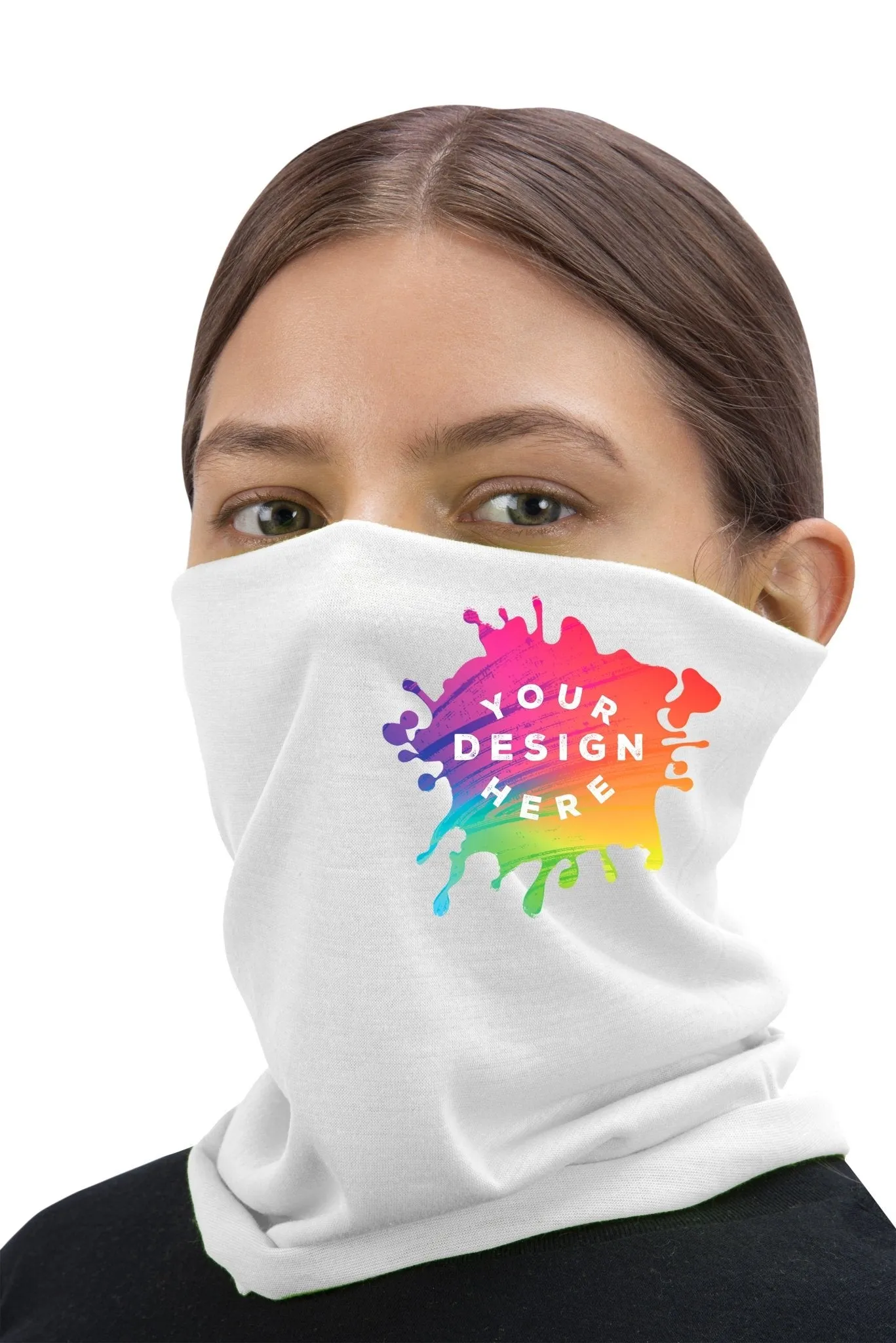 Full Color Custom Printed Multifunctional Neck Gaiter Tube Bandana Face Cover