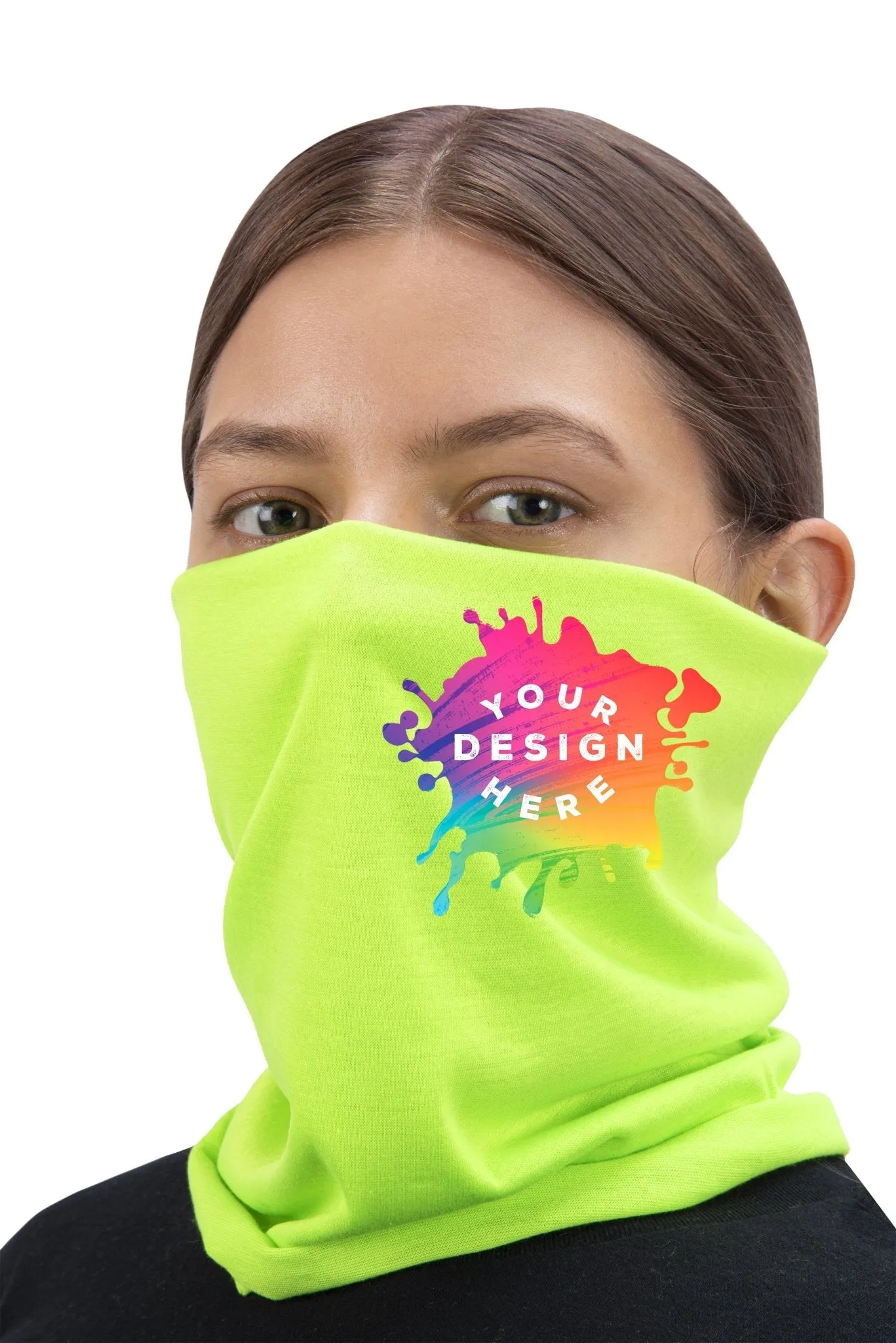 Full Color Custom Printed Multifunctional Neck Gaiter Tube Bandana Face Cover